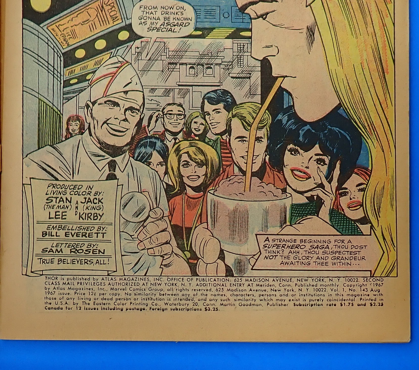 Thor #143 (1967) - VG (4.0) - Several 1st App.