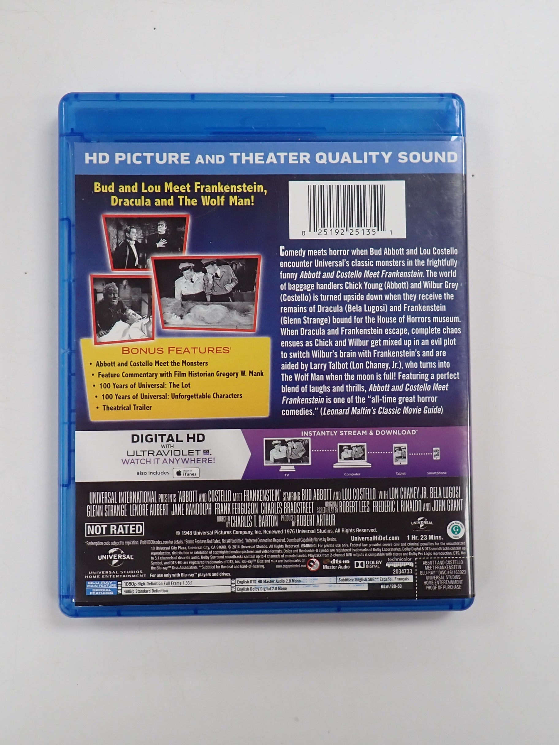 Abbot and Costello Meet Frankenstein - Blu-Ray