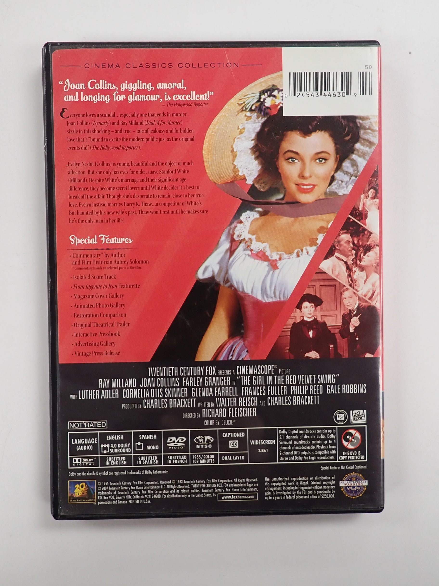 The Girl in the Red Velvet Swing - DVD [Pre-Owned]