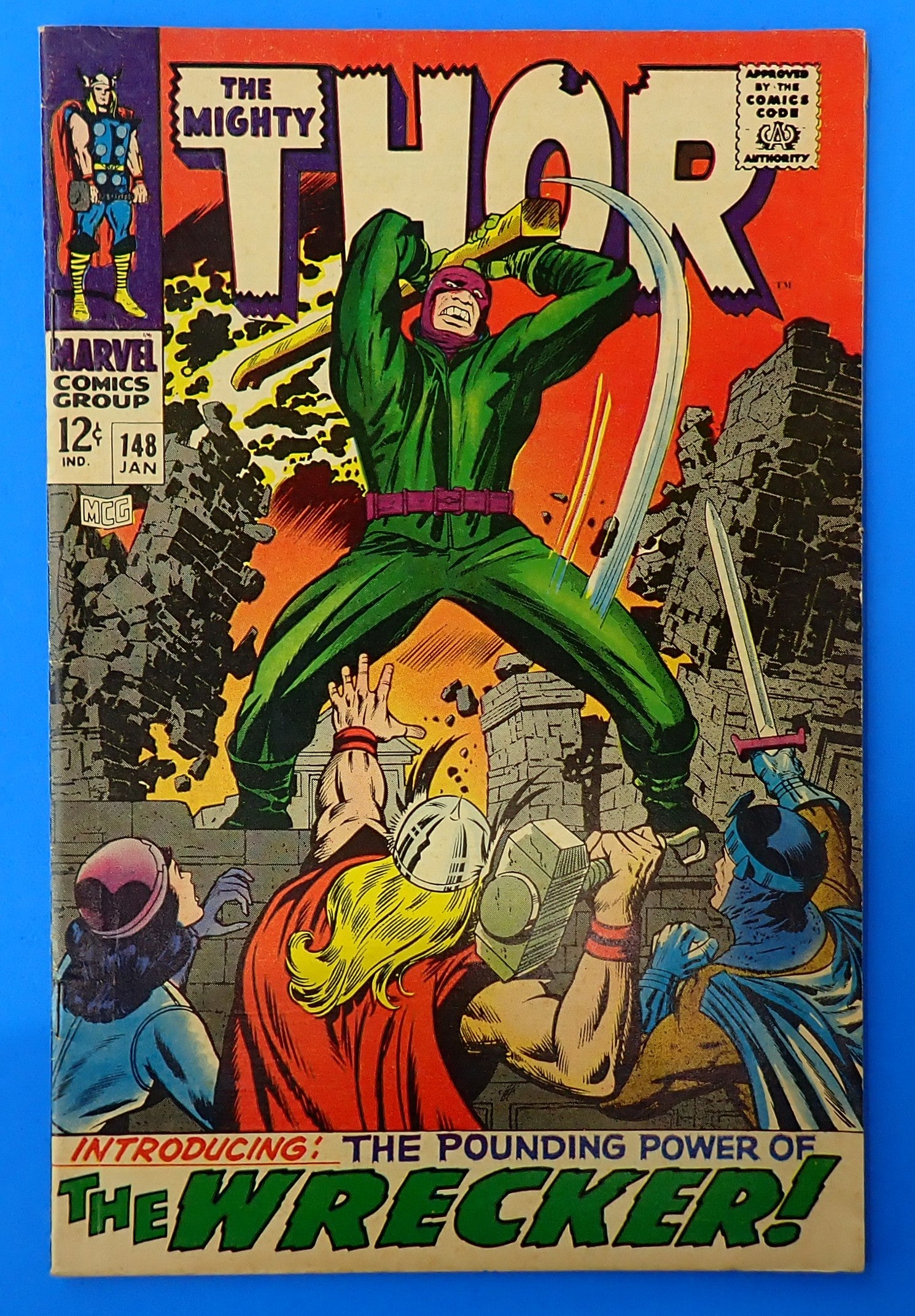 Thor #148 (1968) - VG/FN- (5.0-5.5) - 1st App. The Wrecker