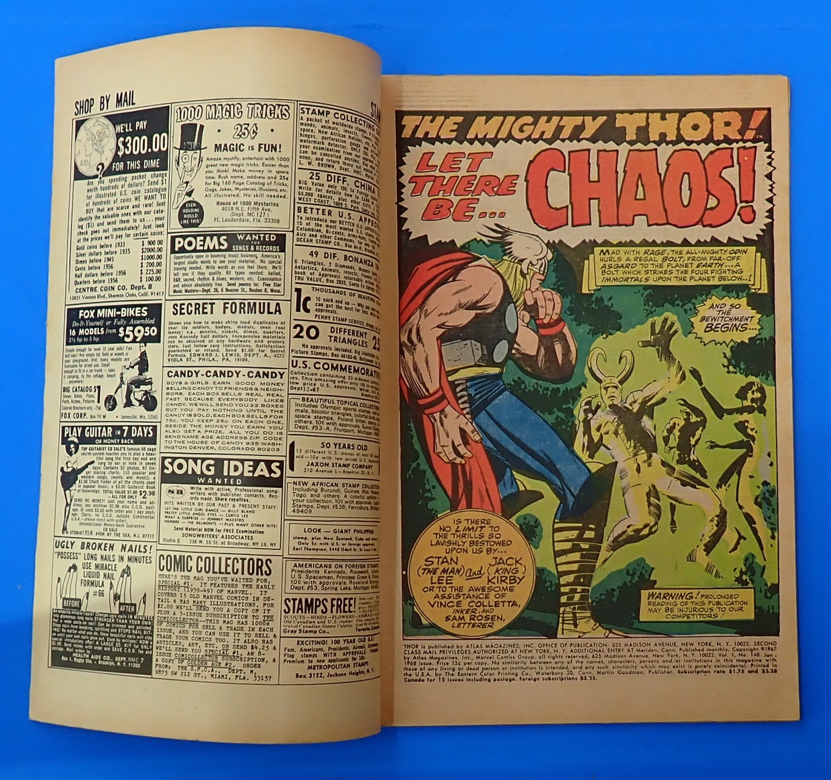 Thor #148 (1968) - VG/FN- (5.0-5.5) - 1st App. The Wrecker