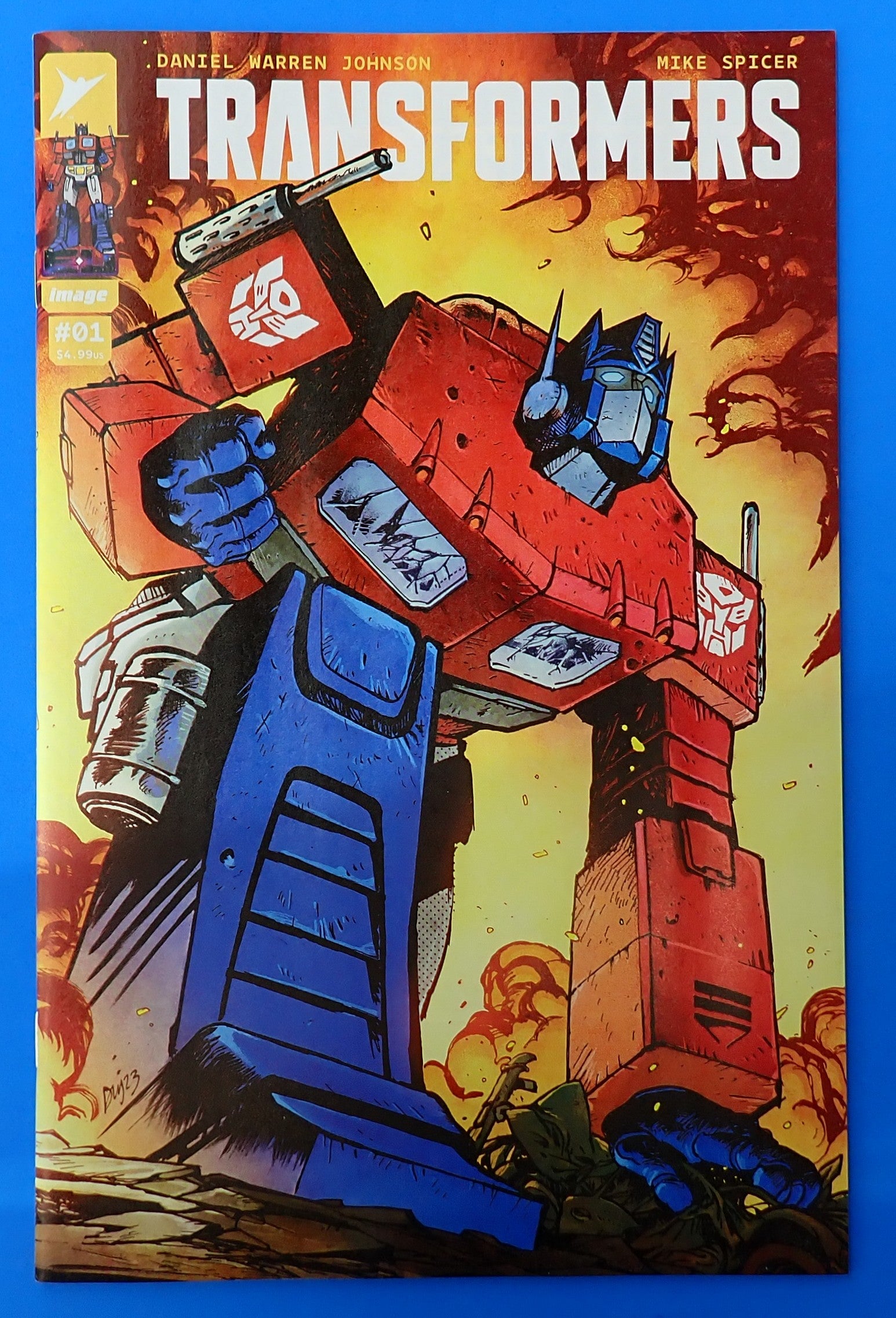 Transformers #1 (2023) - NM+ (9.6) - Image Premiere Issue