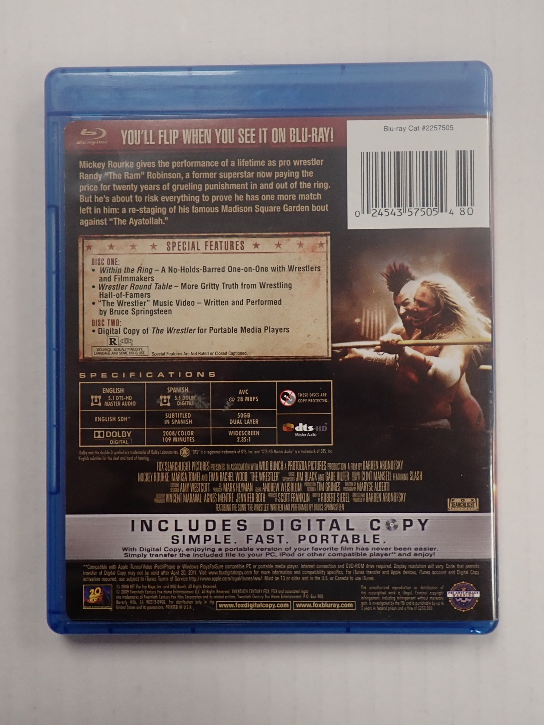 The Wrestler - Blu-Ray [Pre-Owned]