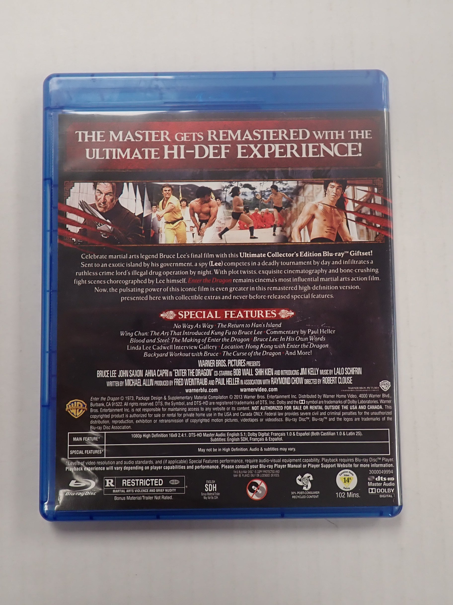 Enter the Dragon - Blu-Ray [Pre-Owned]