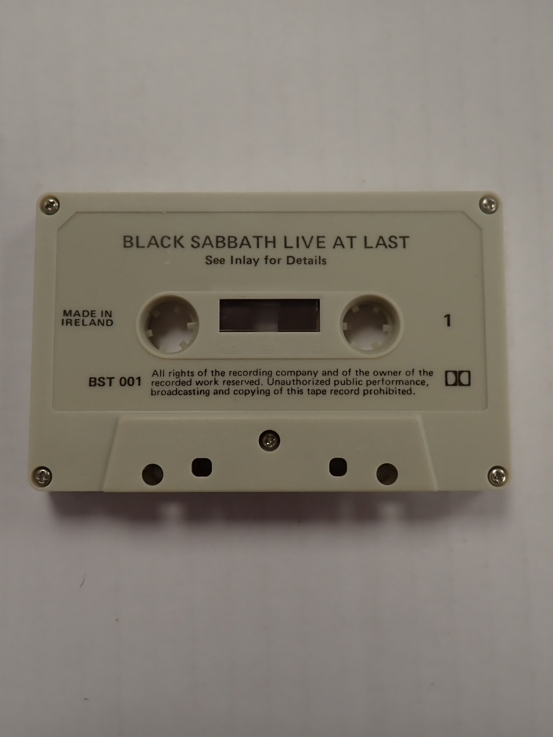 Black Sabbath - Live at Last - Cassette [Pre-Owned]