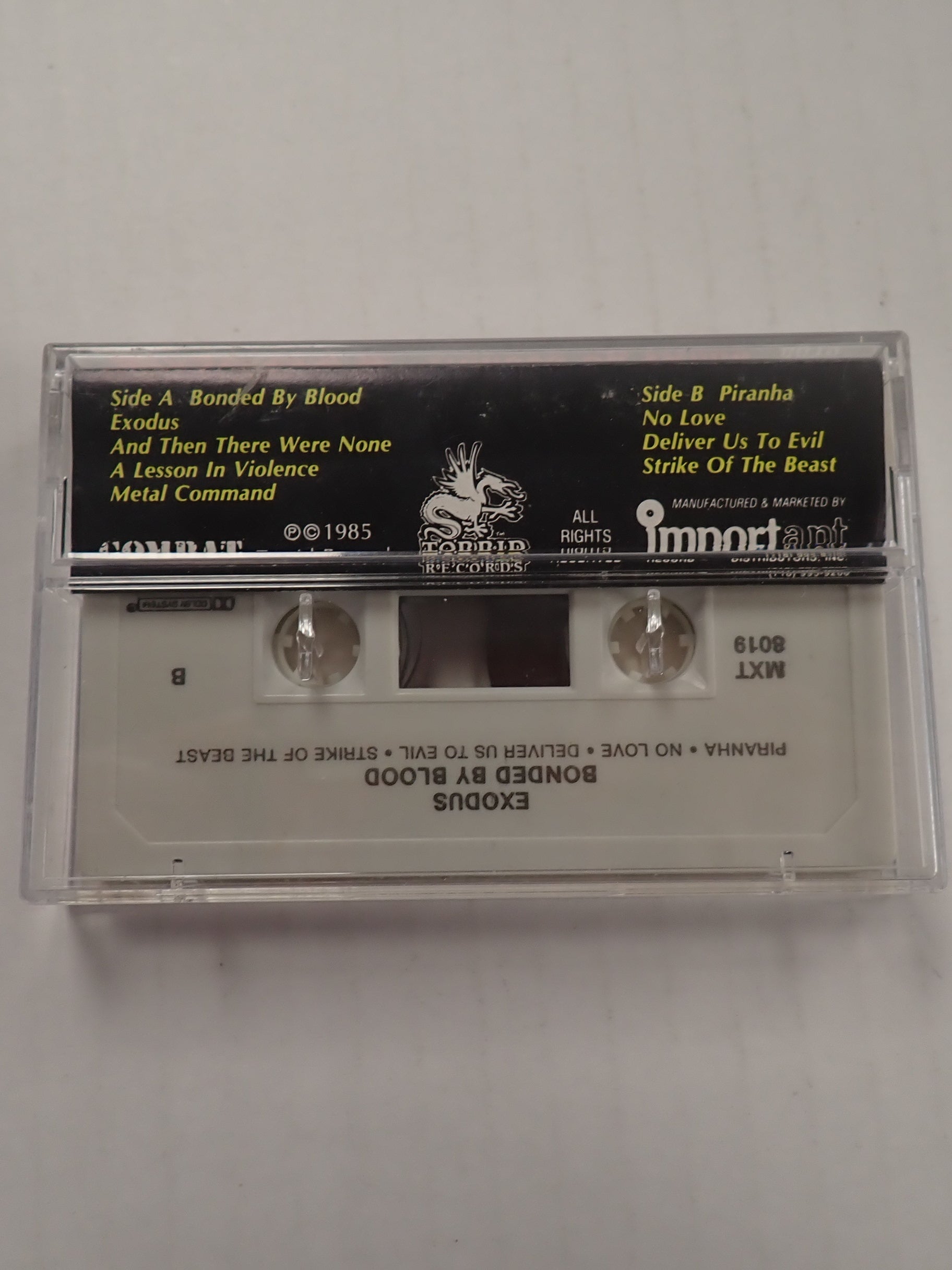 Exodus - Bonded By Blood - Cassette [Pre-Owned]