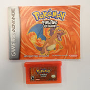 Pokemon FireRed (Loose w/ Manual) - GBA