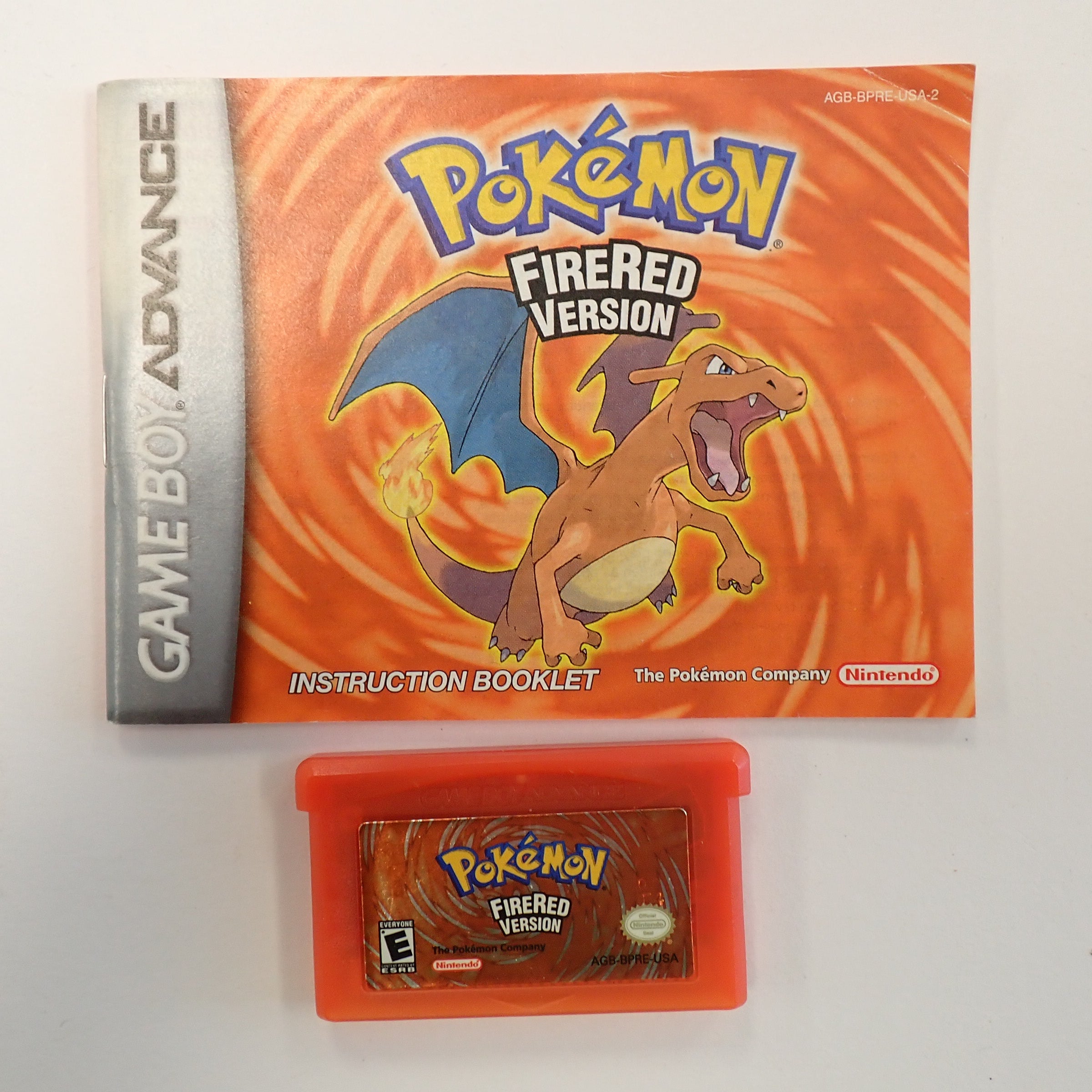Pokemon FireRed (Loose w/ Manual) - GBA