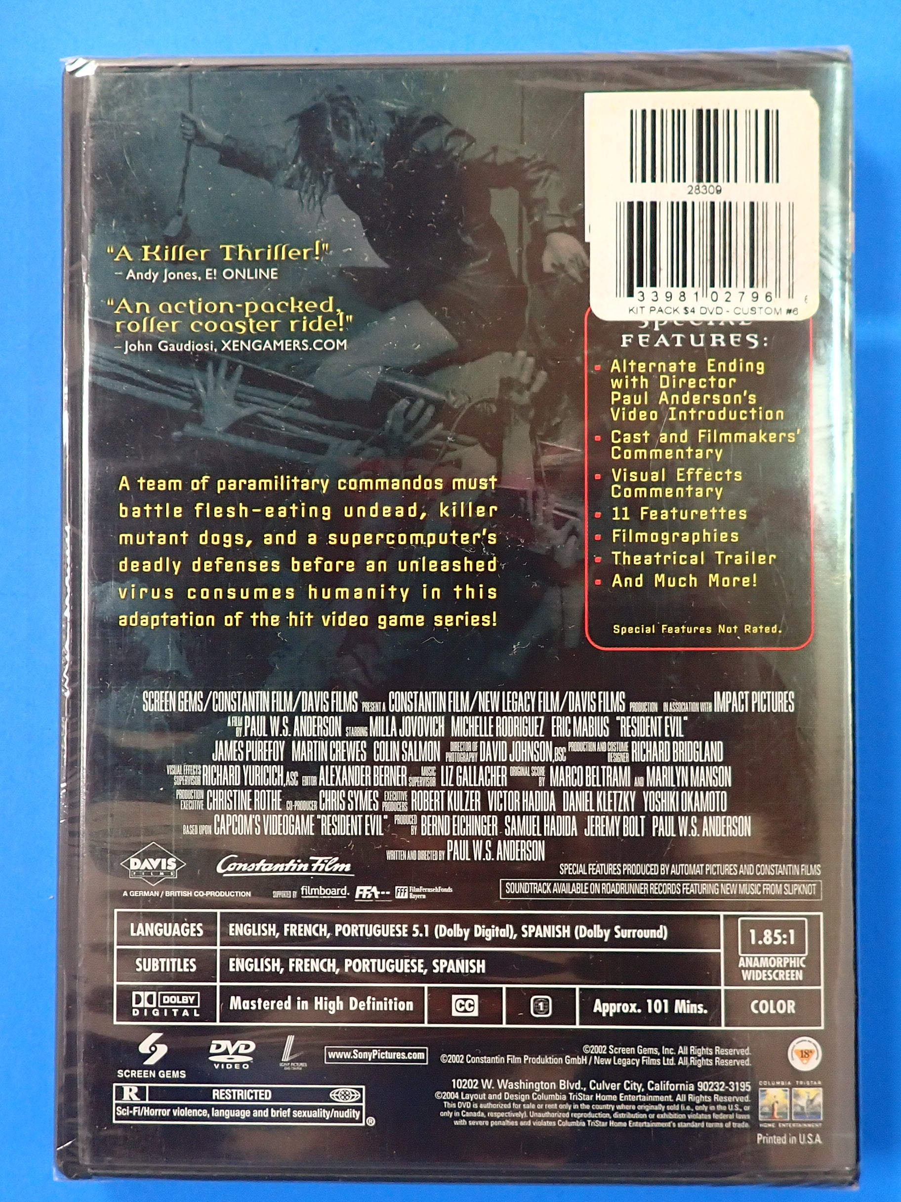 Resident Evil (2002) - DVD [Pre-Owned]
