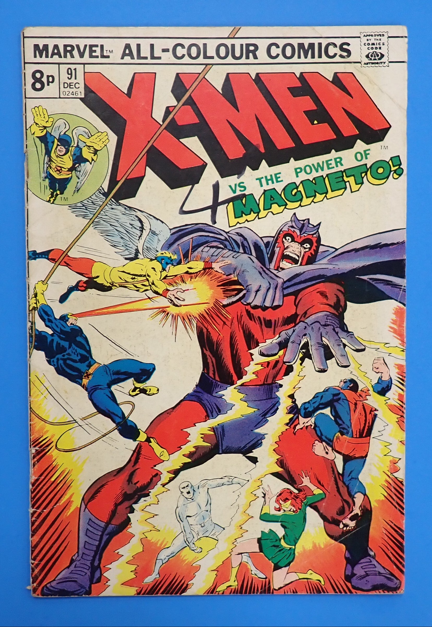 X-Men #91 (1974) - VG- (3.5) - British Pence Variant
