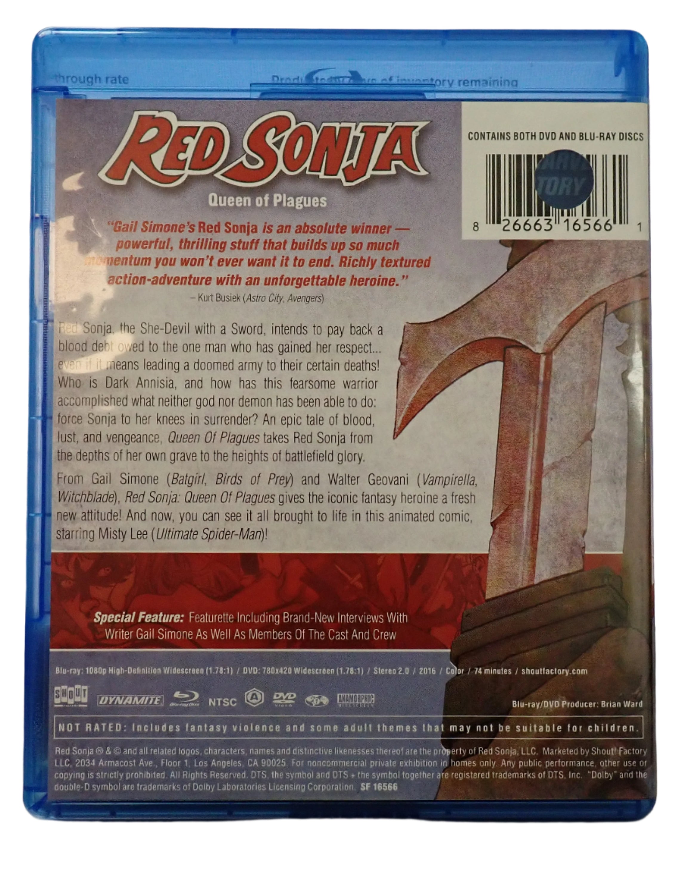 Red Sonja: Queen of Plagues - Blu-ray