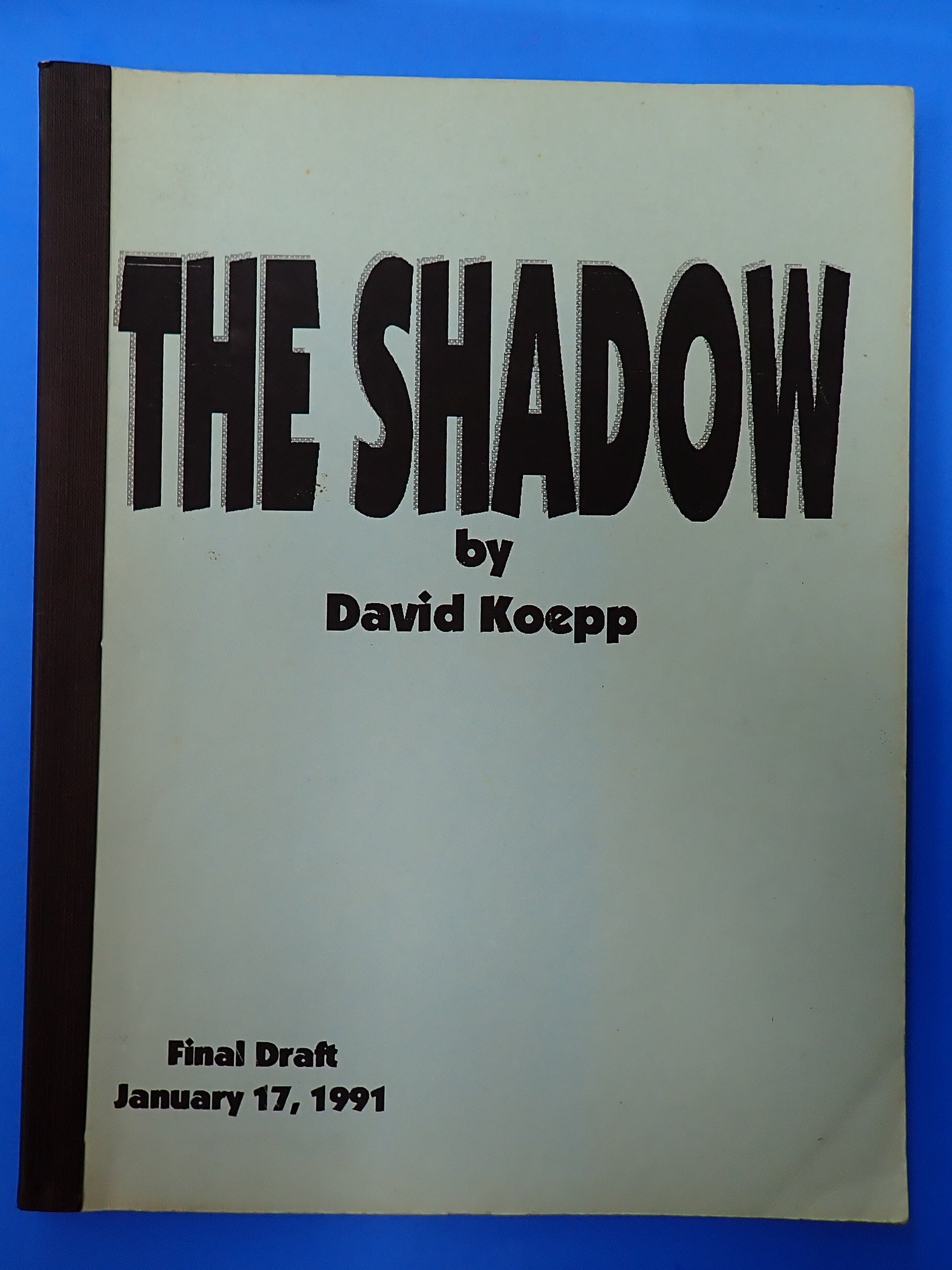 The Shadow Final Draft (1991) by David Keopp