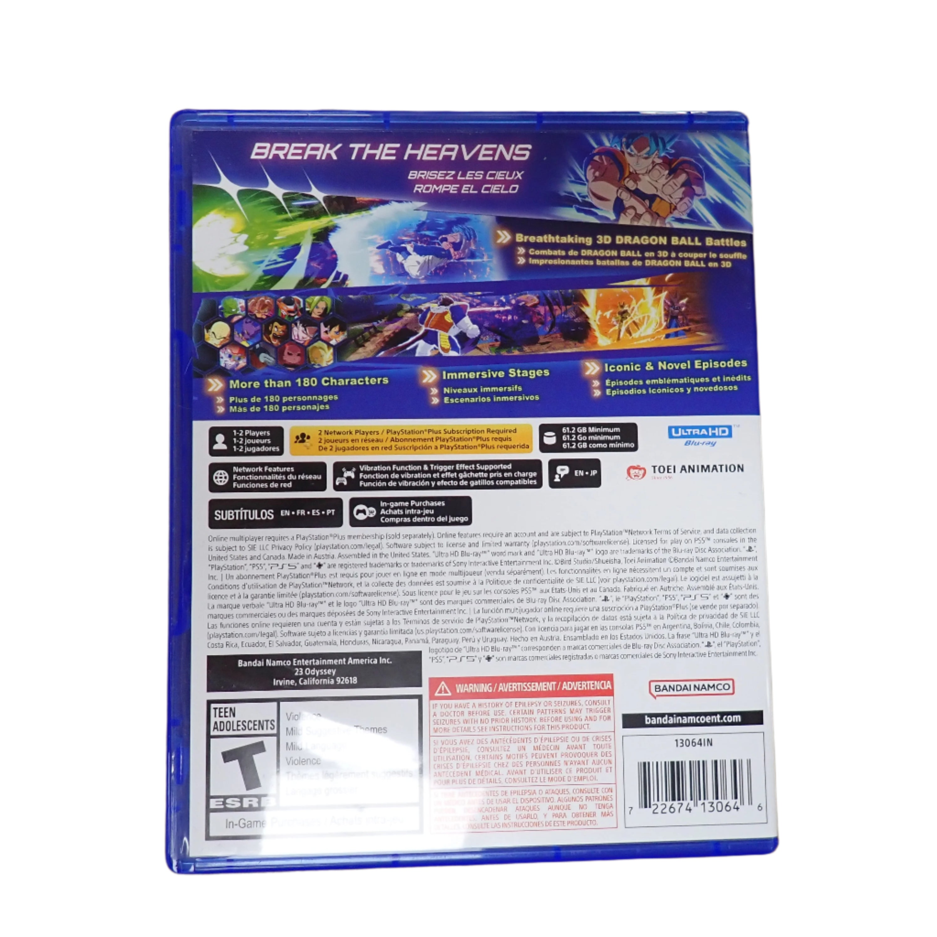 Dragon Ball Sparking Zero - PS5