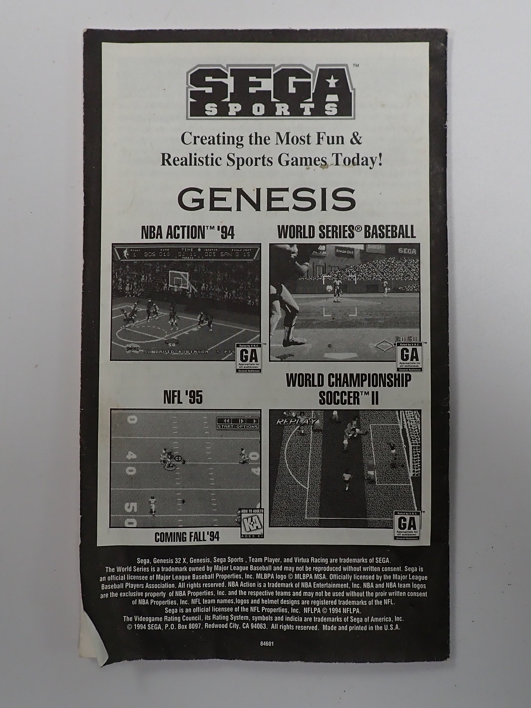 Virtua Racing - Genesis 32X (Loose)