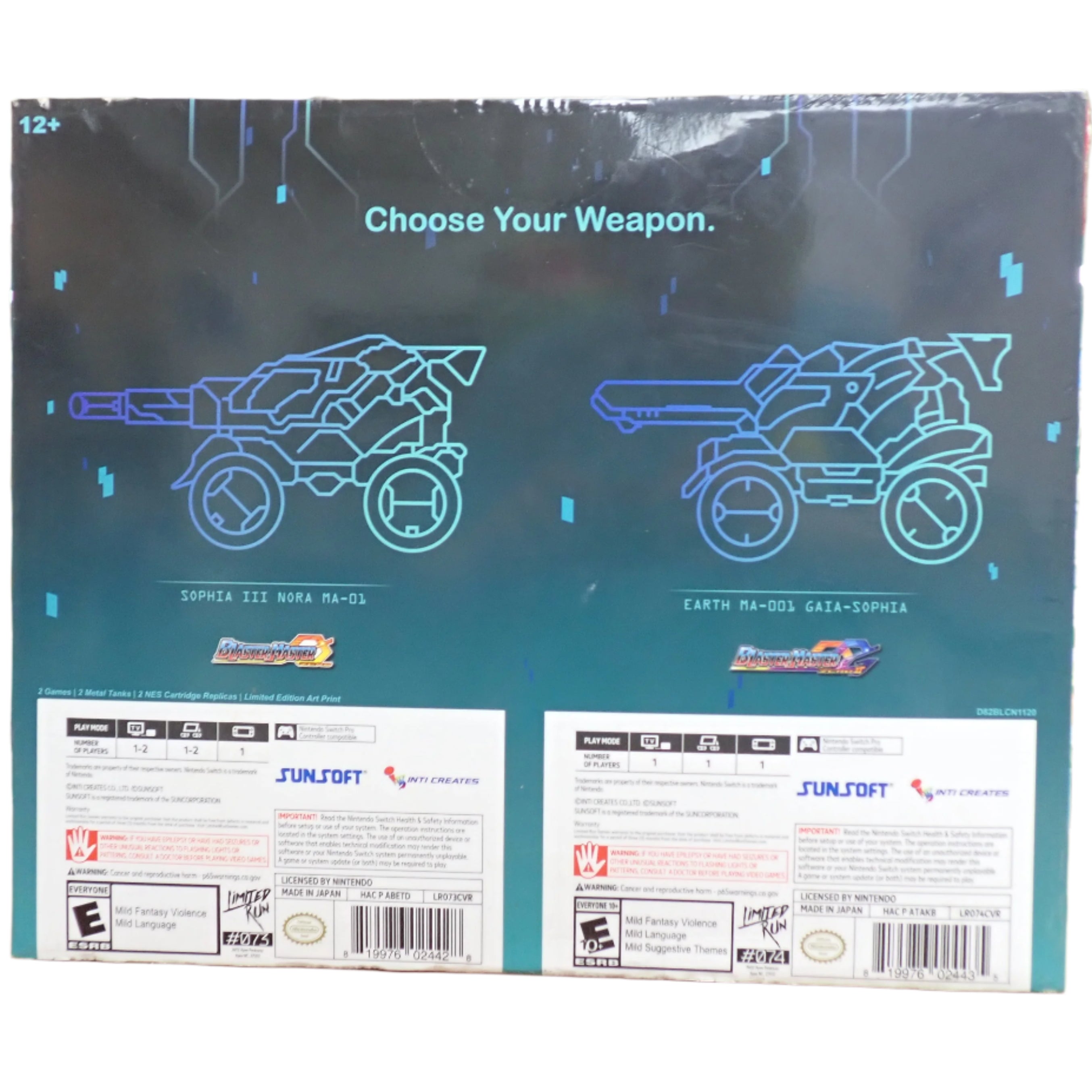 Blaster Master Zero 1 & 2 Collector's Edition - Switch