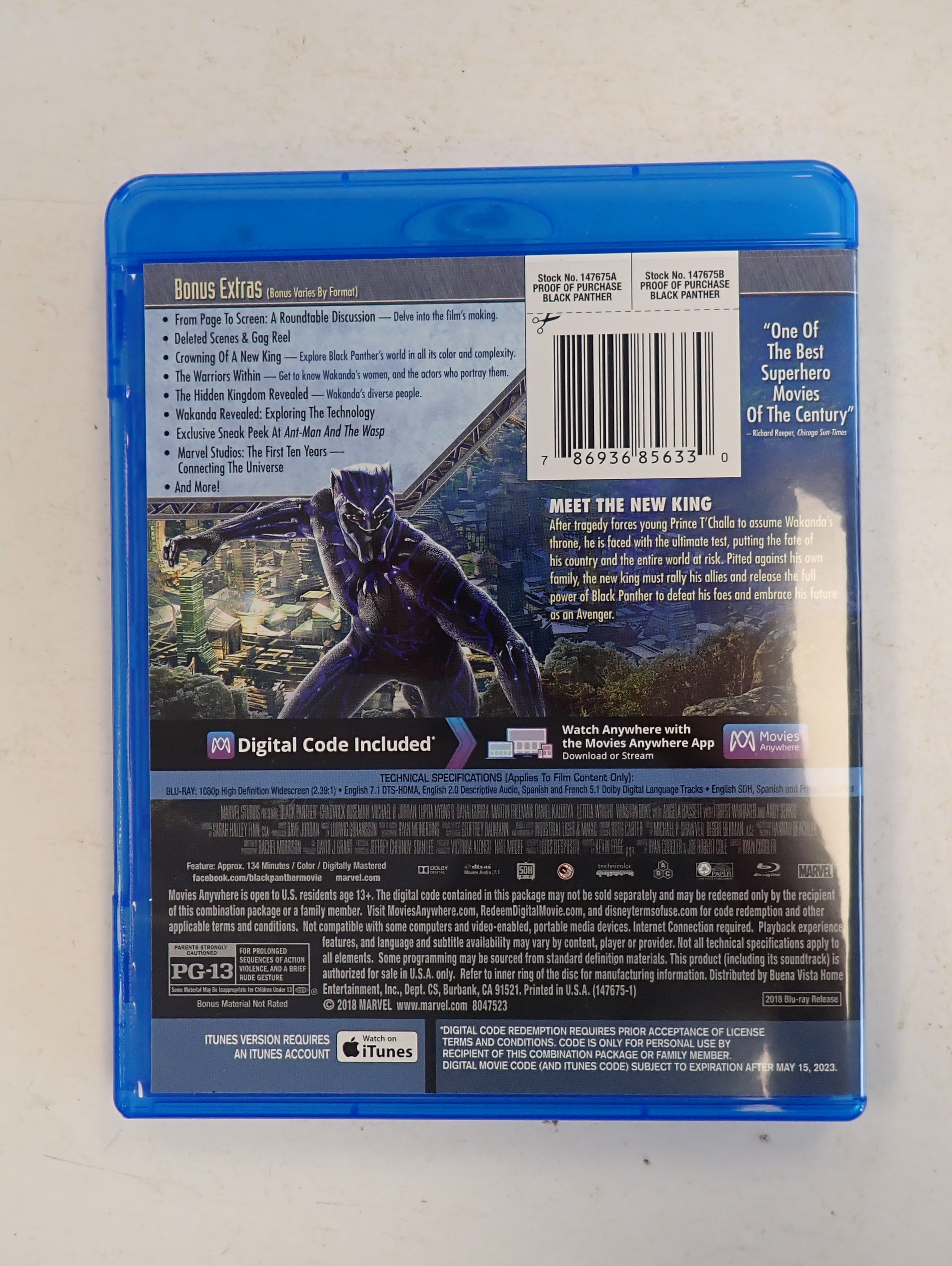 Black Panther - Blu-ray