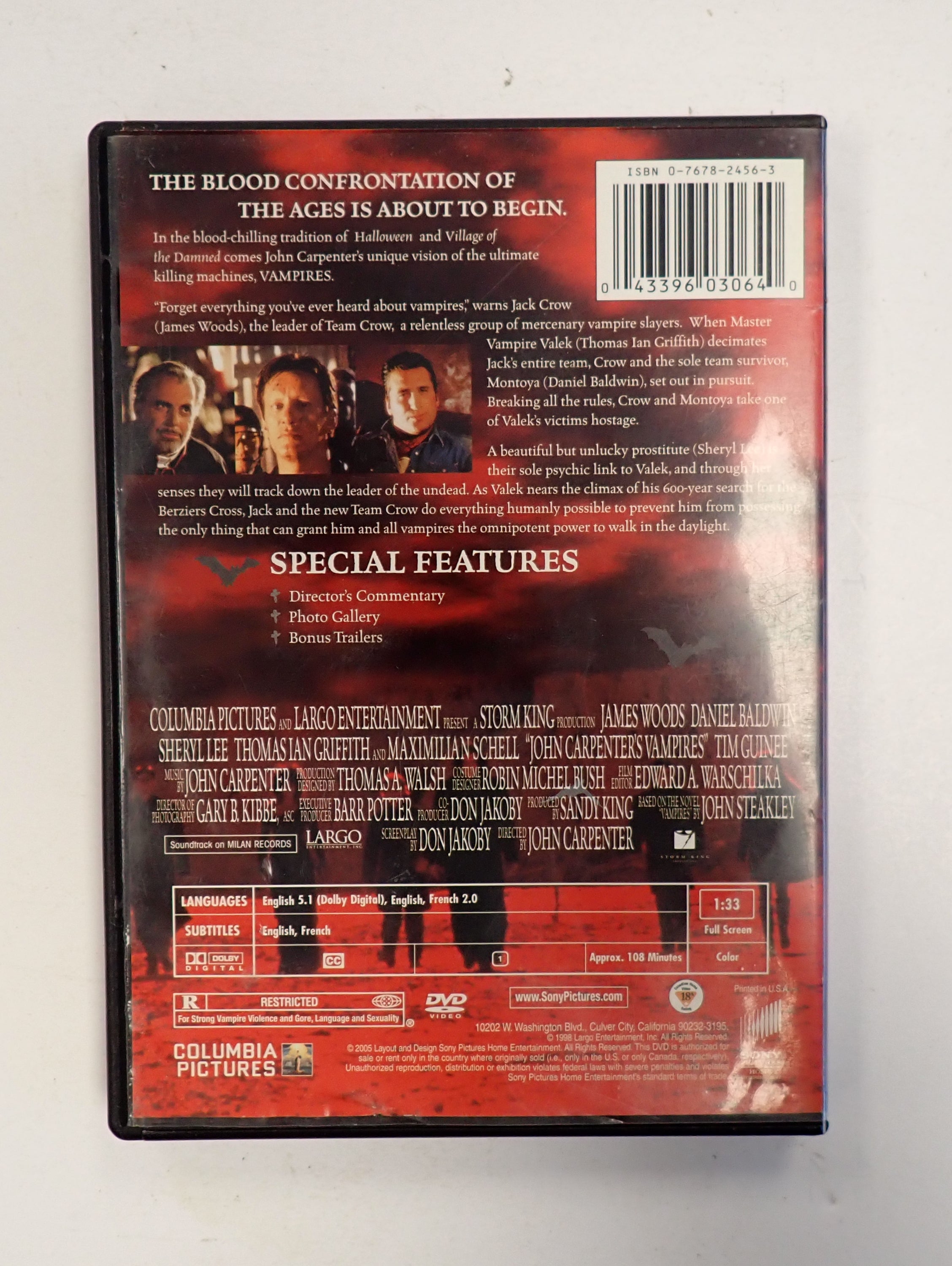 John Carpenter's Vampires - DVD