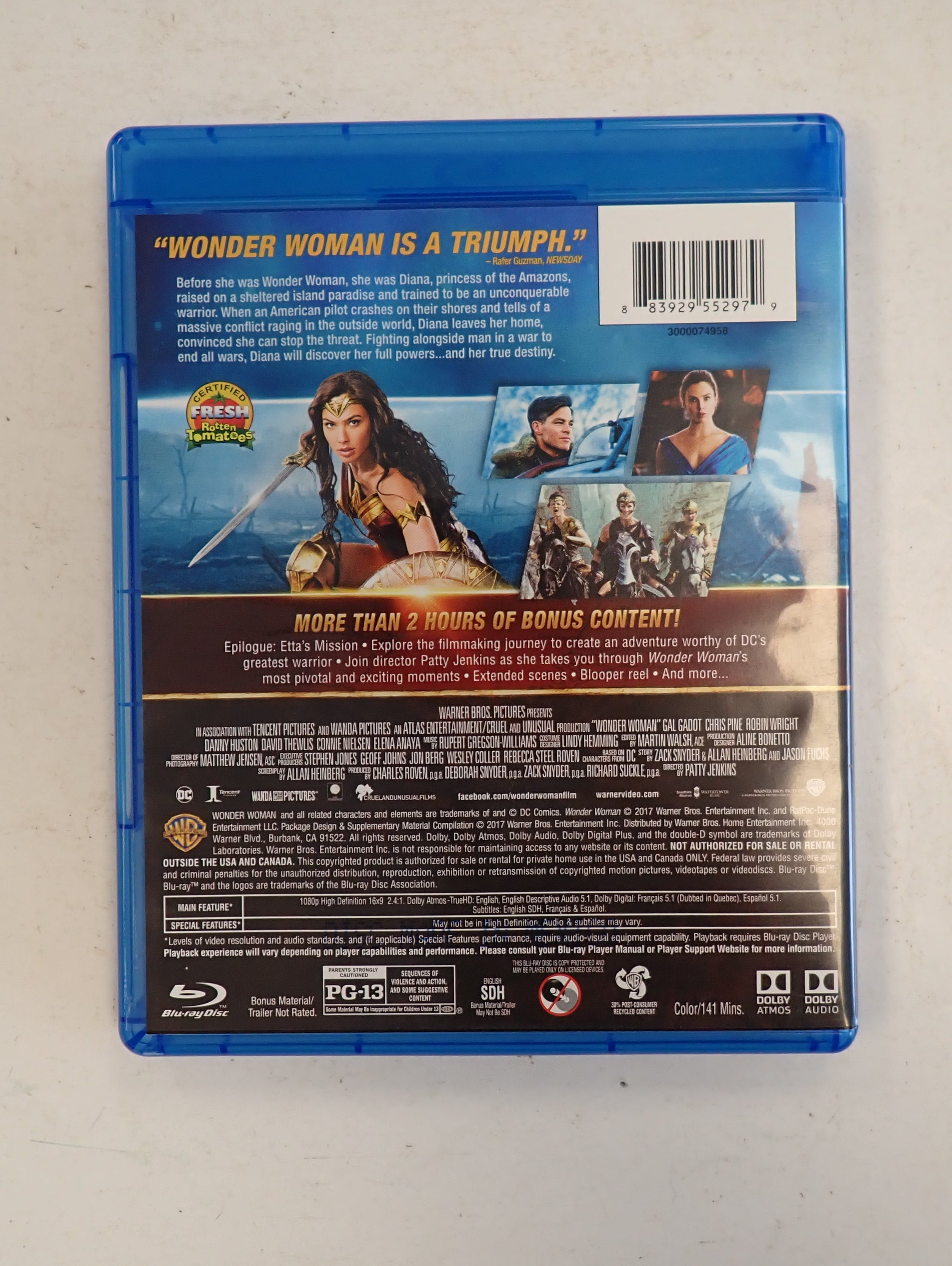 Wonder Woman - Blu-ray