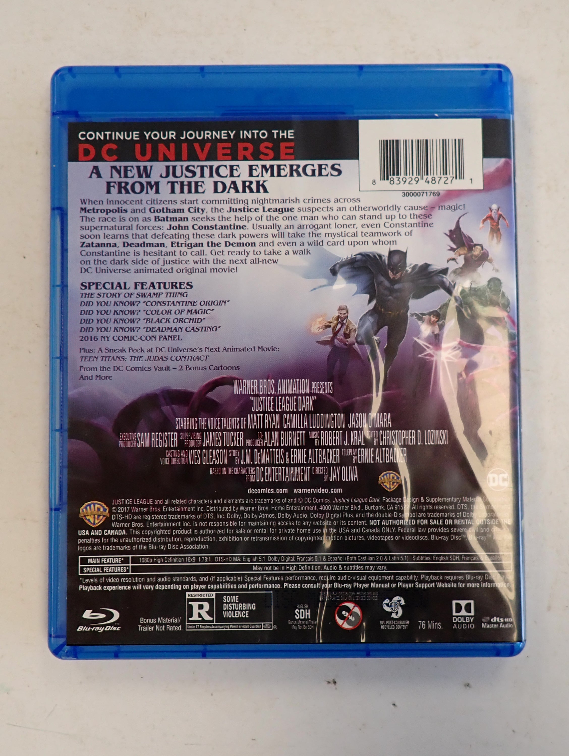 Justice League Dark - Blu-ray