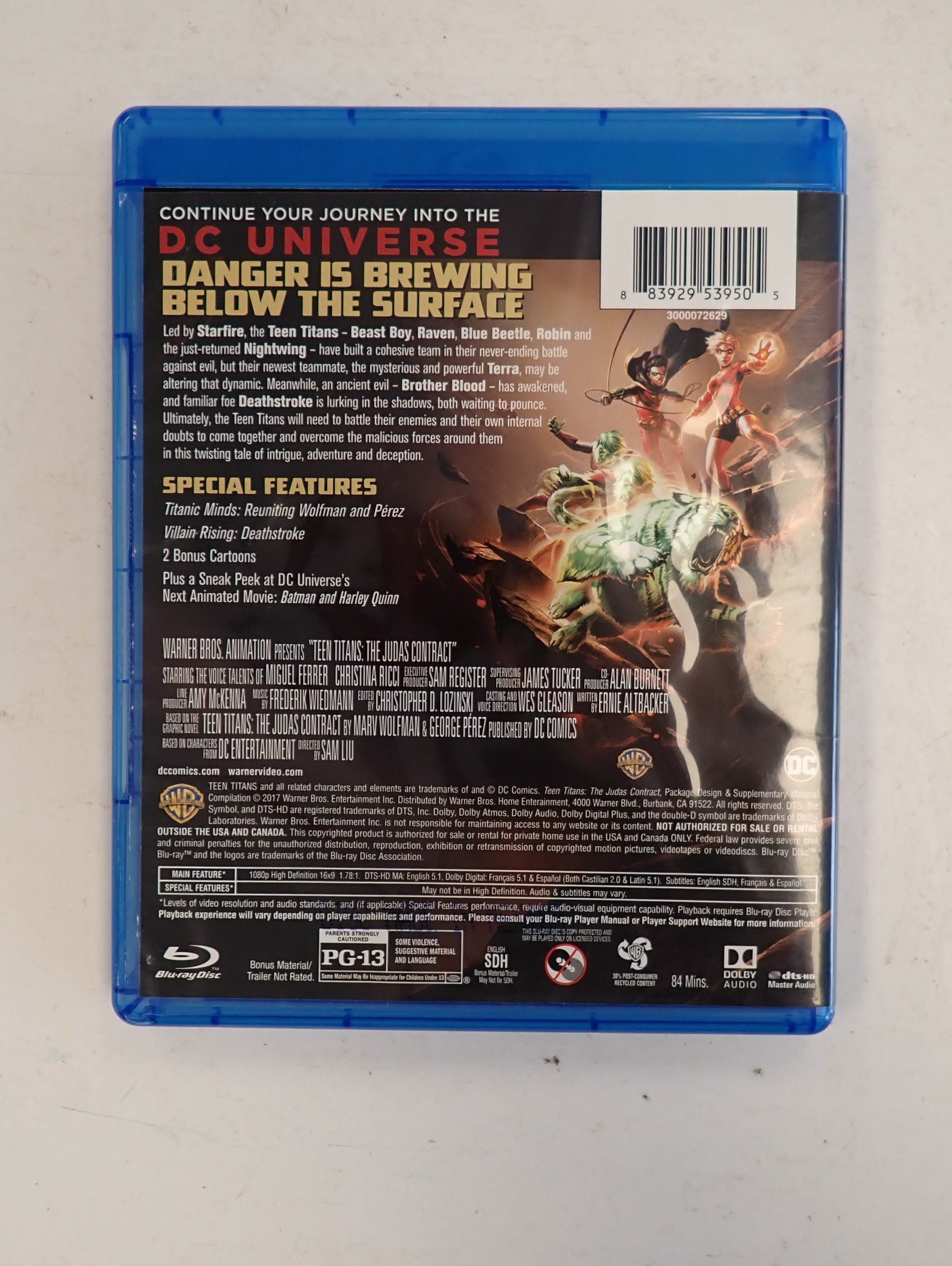 Teen Titans: The Judas Contract - Blu-ray