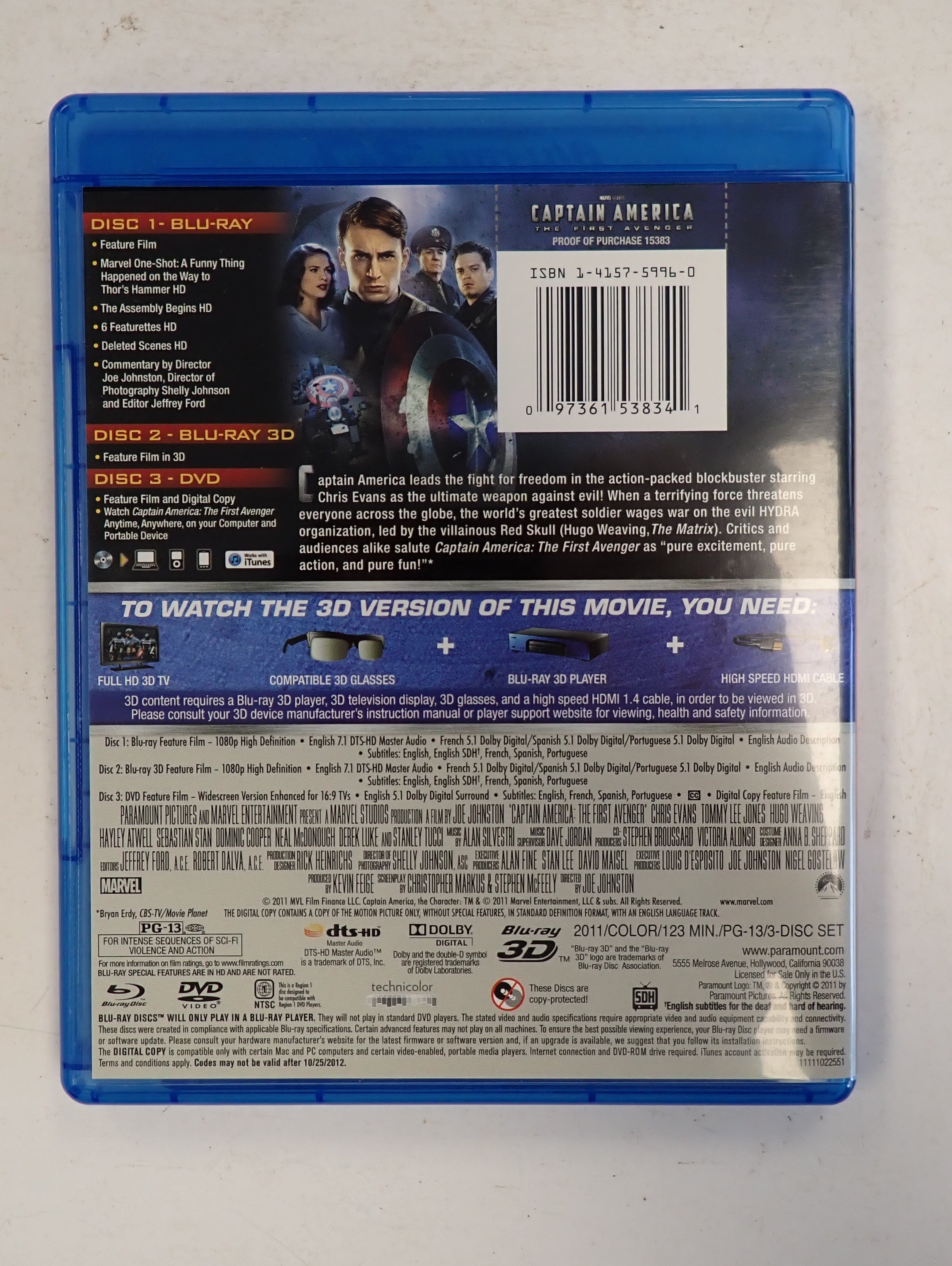 Captain America - Blu-ray