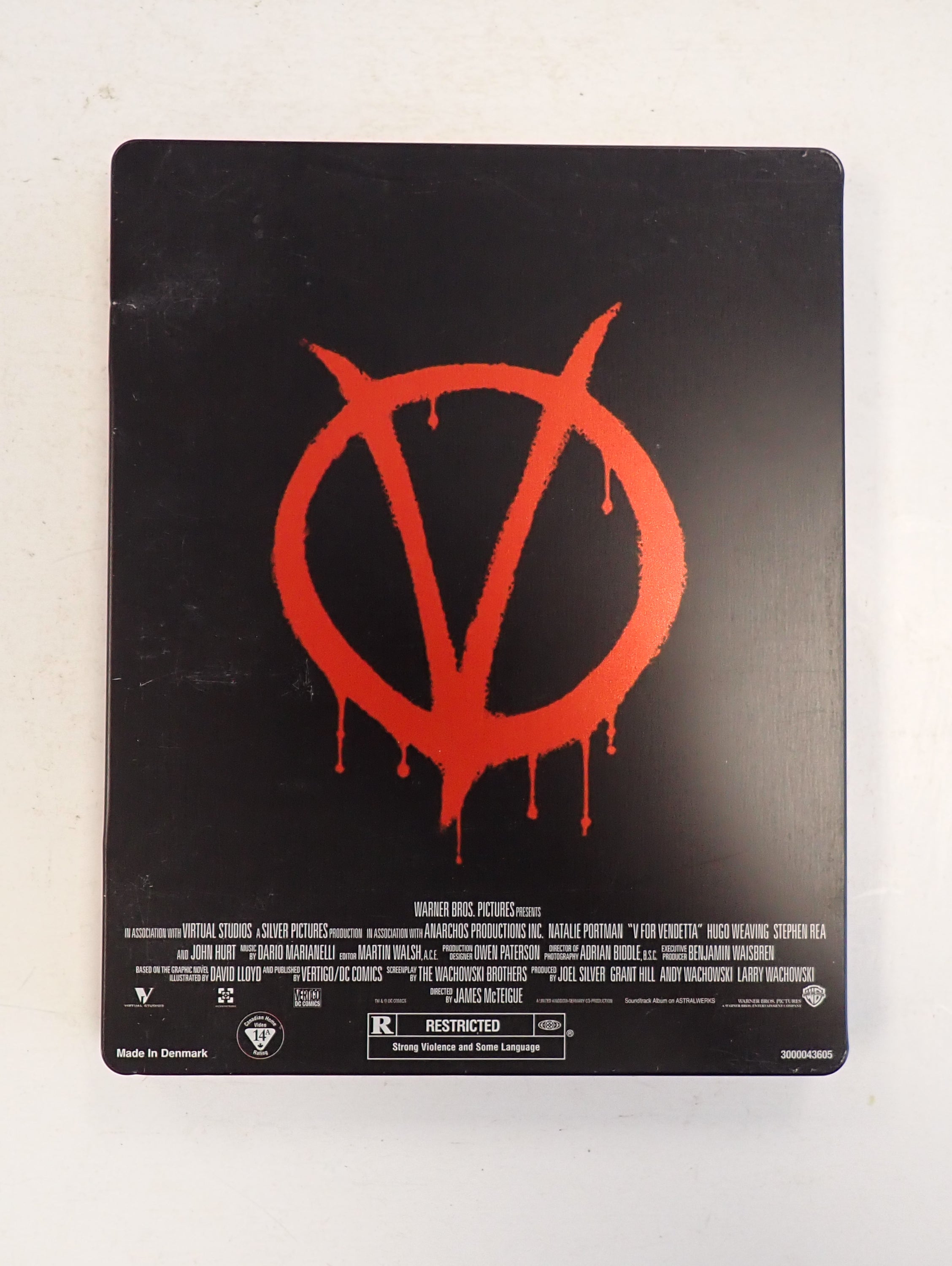 V For Vendetta - Blu-ray Steelbook