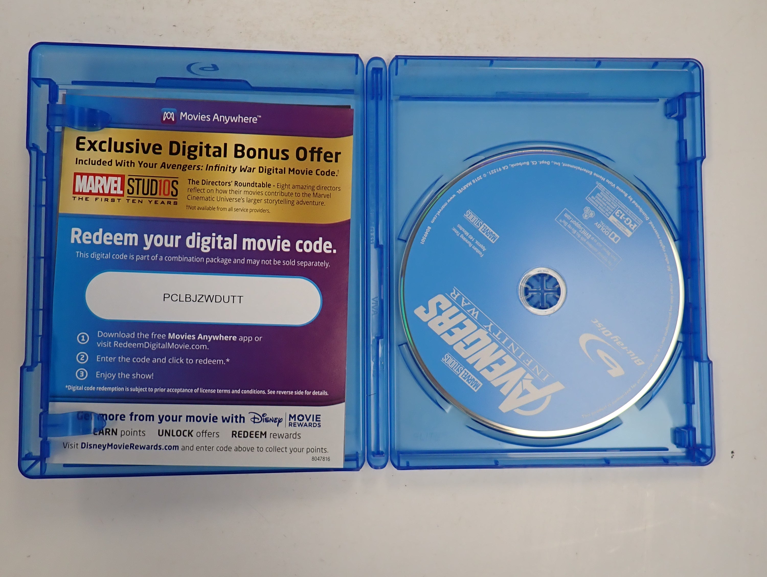 Avengers Infinity War - Blu-ray