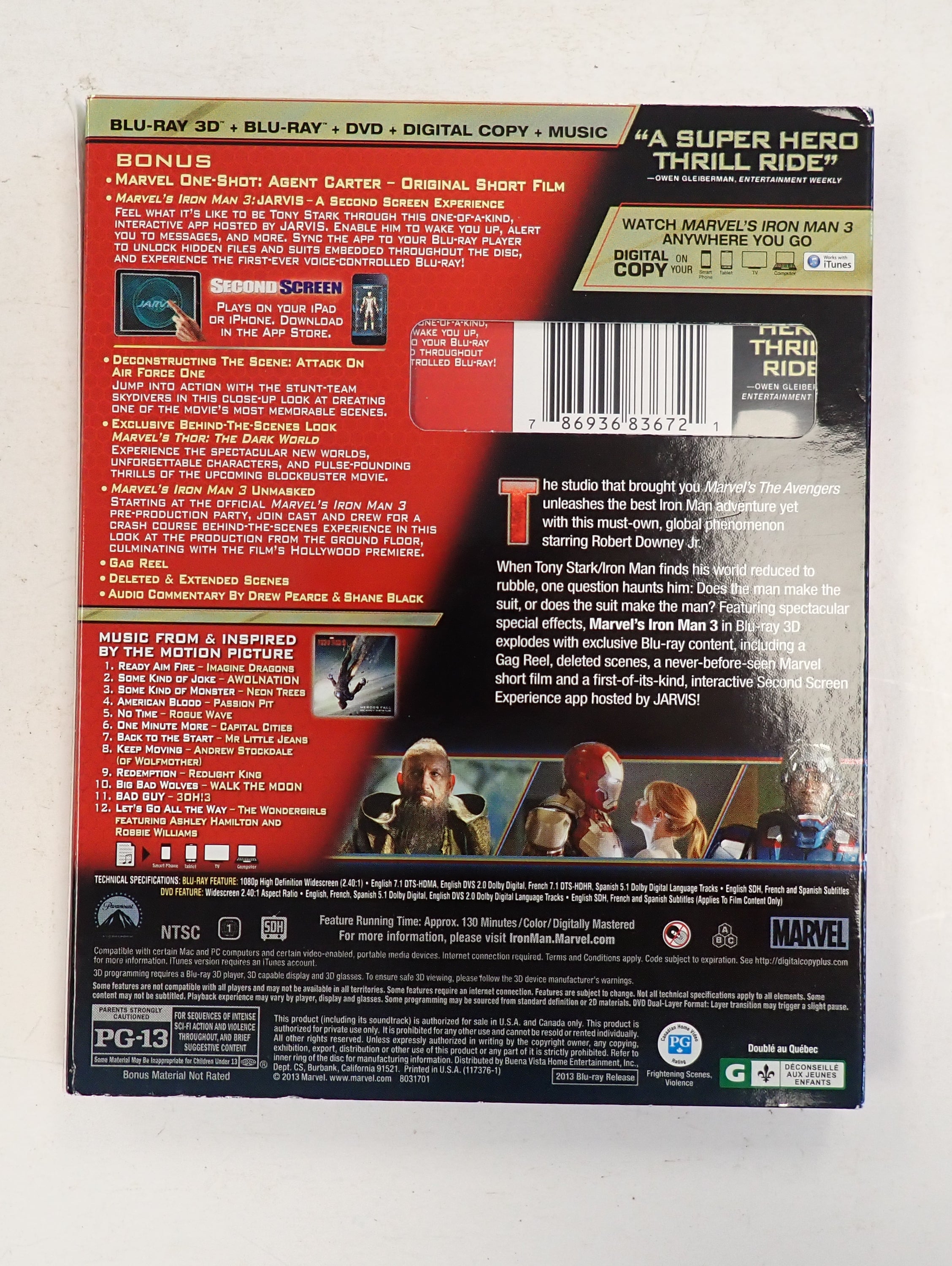 Iron Man 3 - Blu-ray
