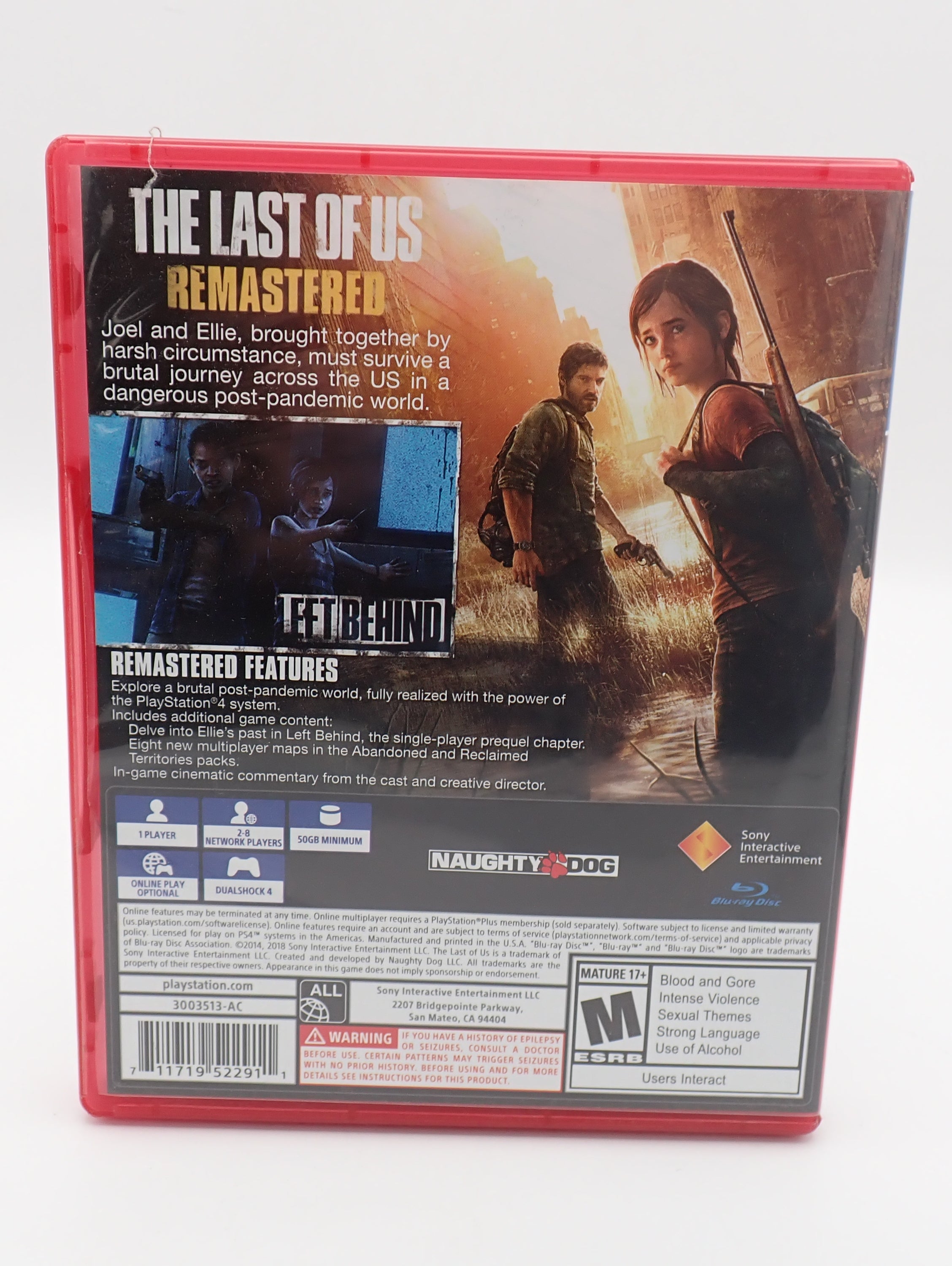 The Last of Us Remastered PlayStation Hits - PS4