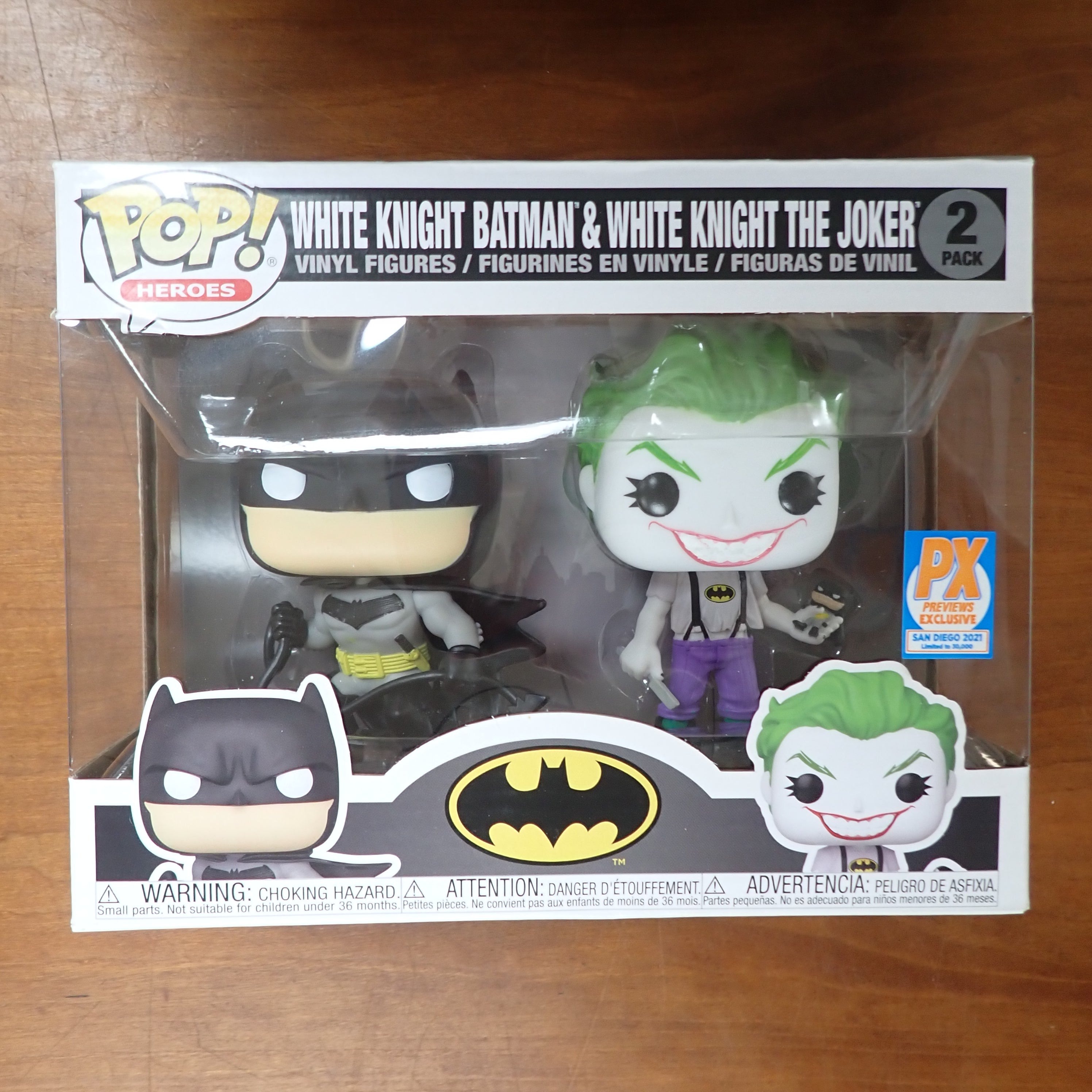 White Knight Batman & Joker - POP! 2-Pack