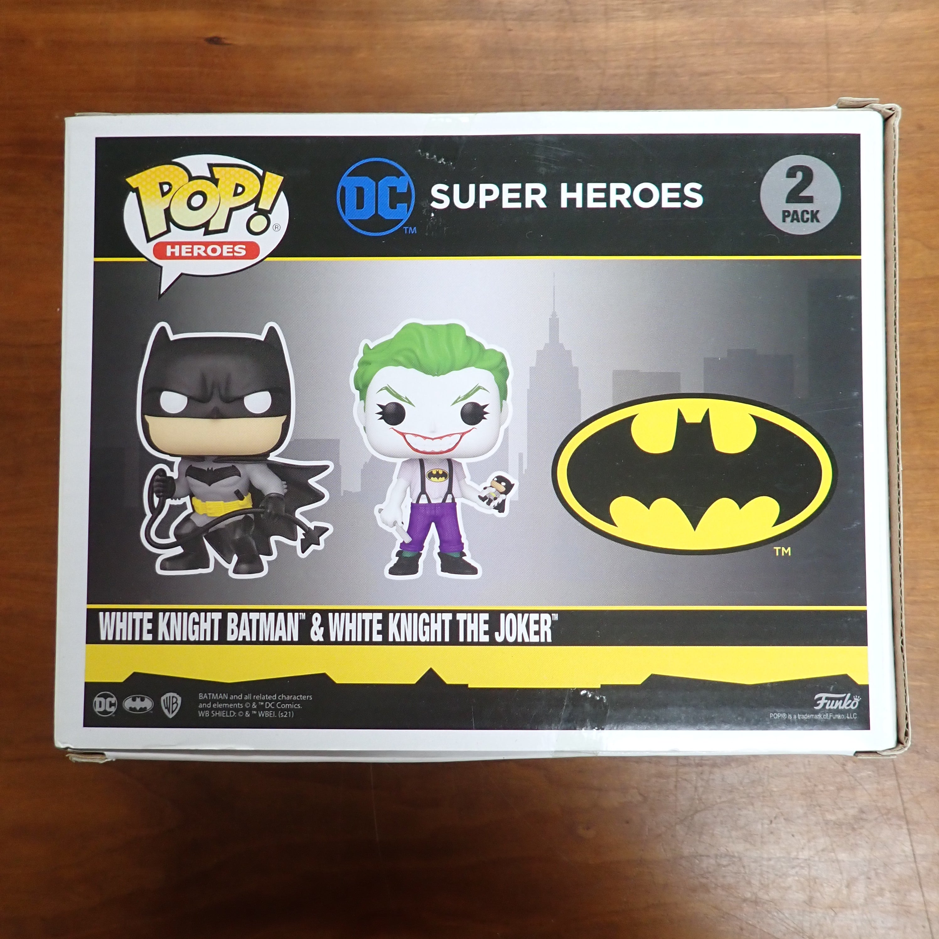 White Knight Batman & Joker - POP! 2-Pack