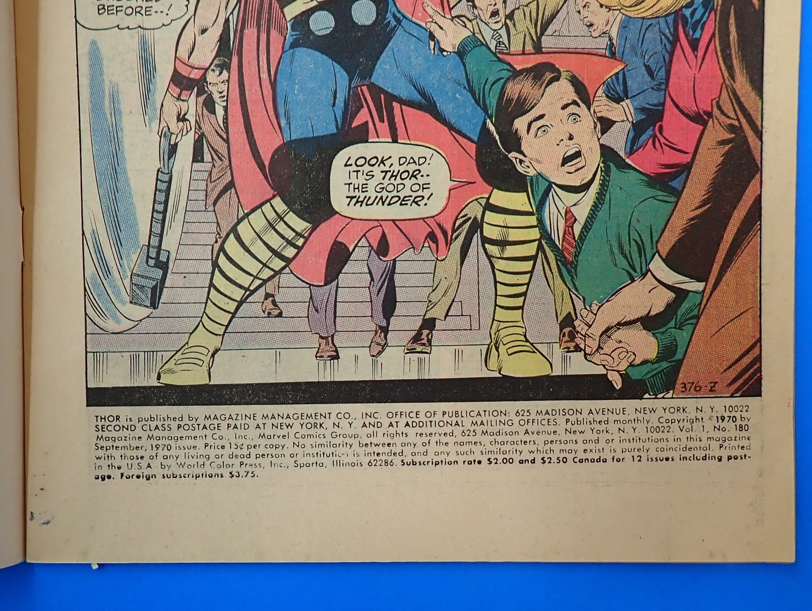 Thor #180 (1970) - FN+ (6.5) - Bronze Age Issue