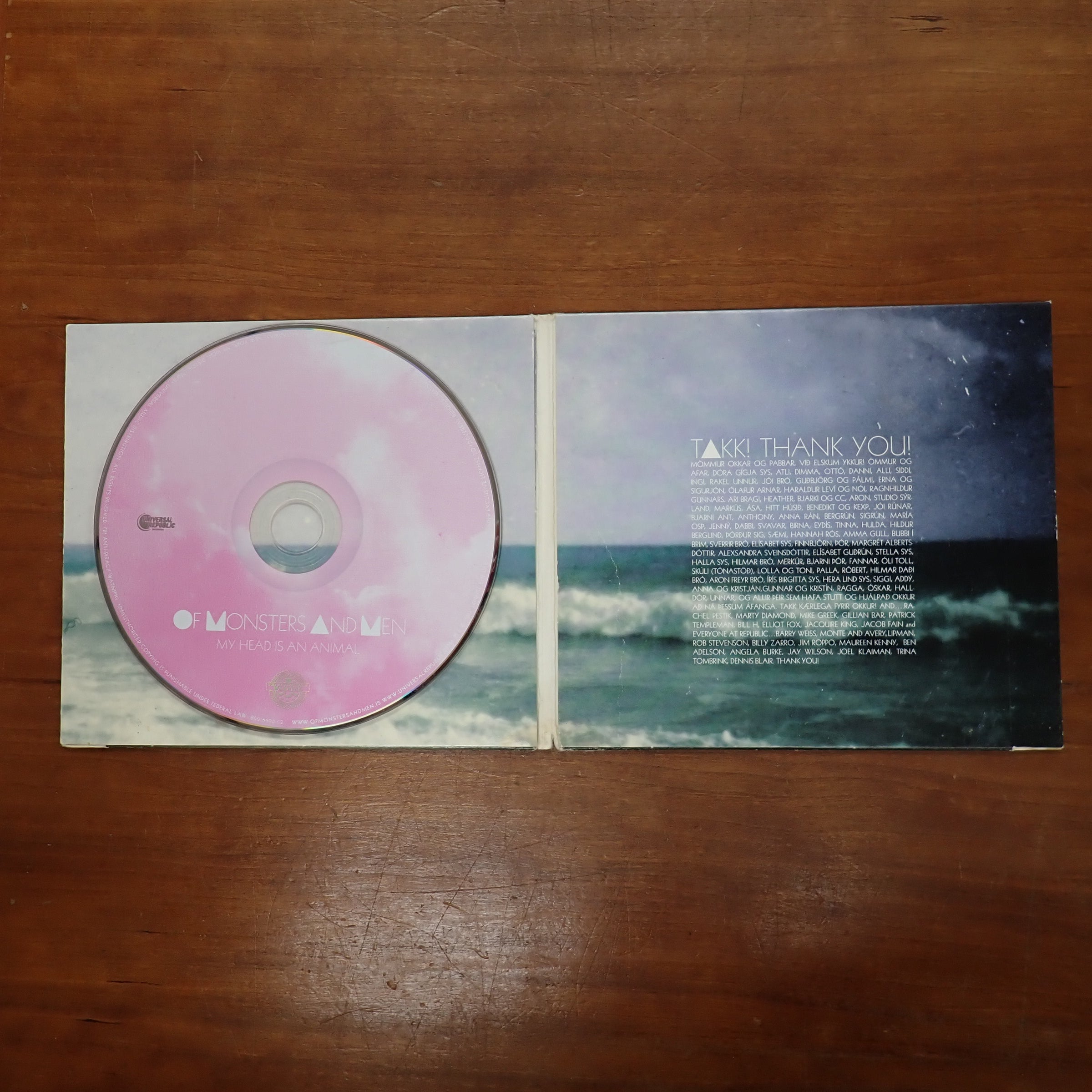 Of Monsters And Men - My Head Is An Animal - CD [Pre-Owned]