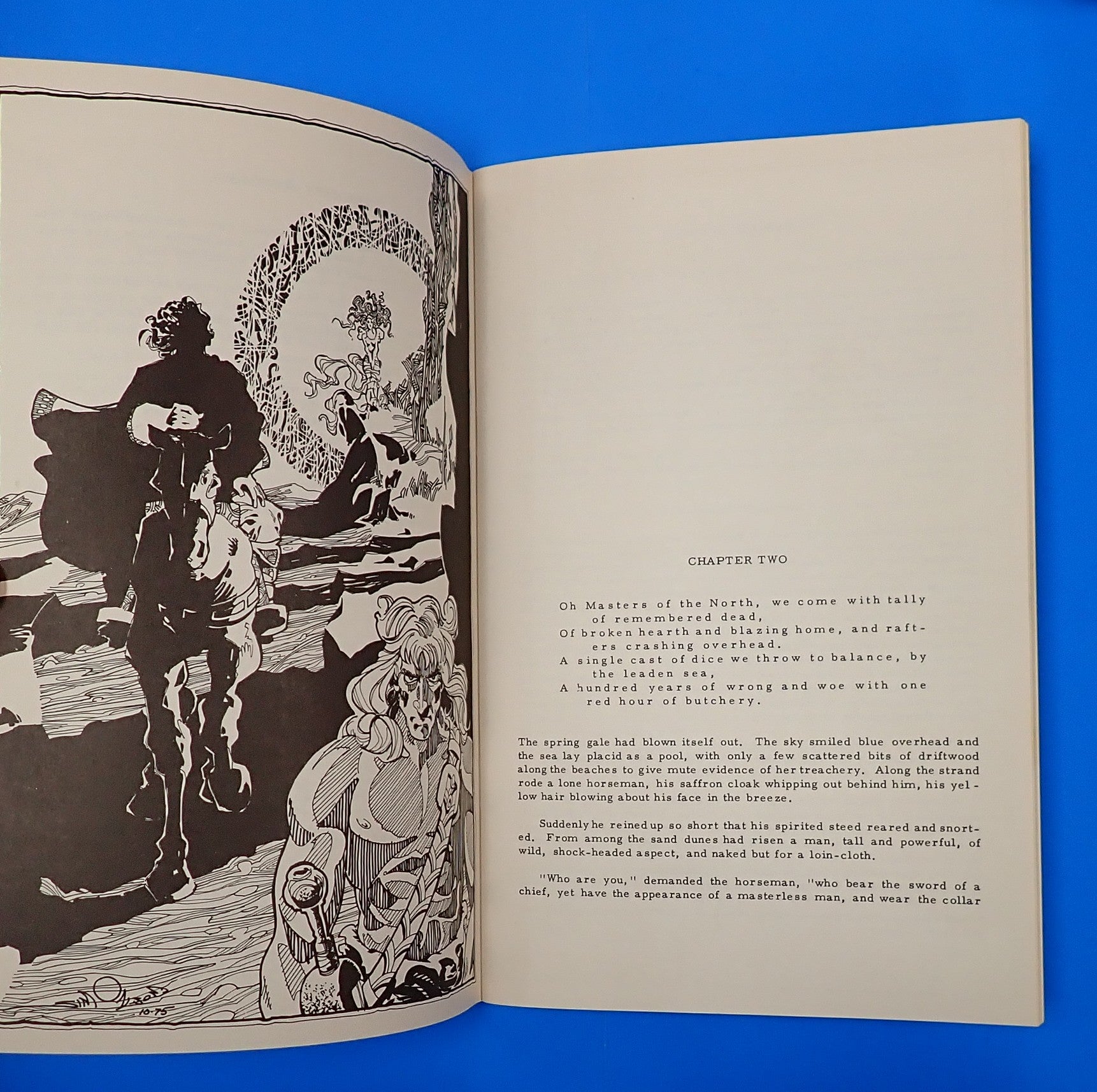 The Grey God Passes: Walt Simpson Art (1975) - 1st Edition Zine [Pre-Owned]