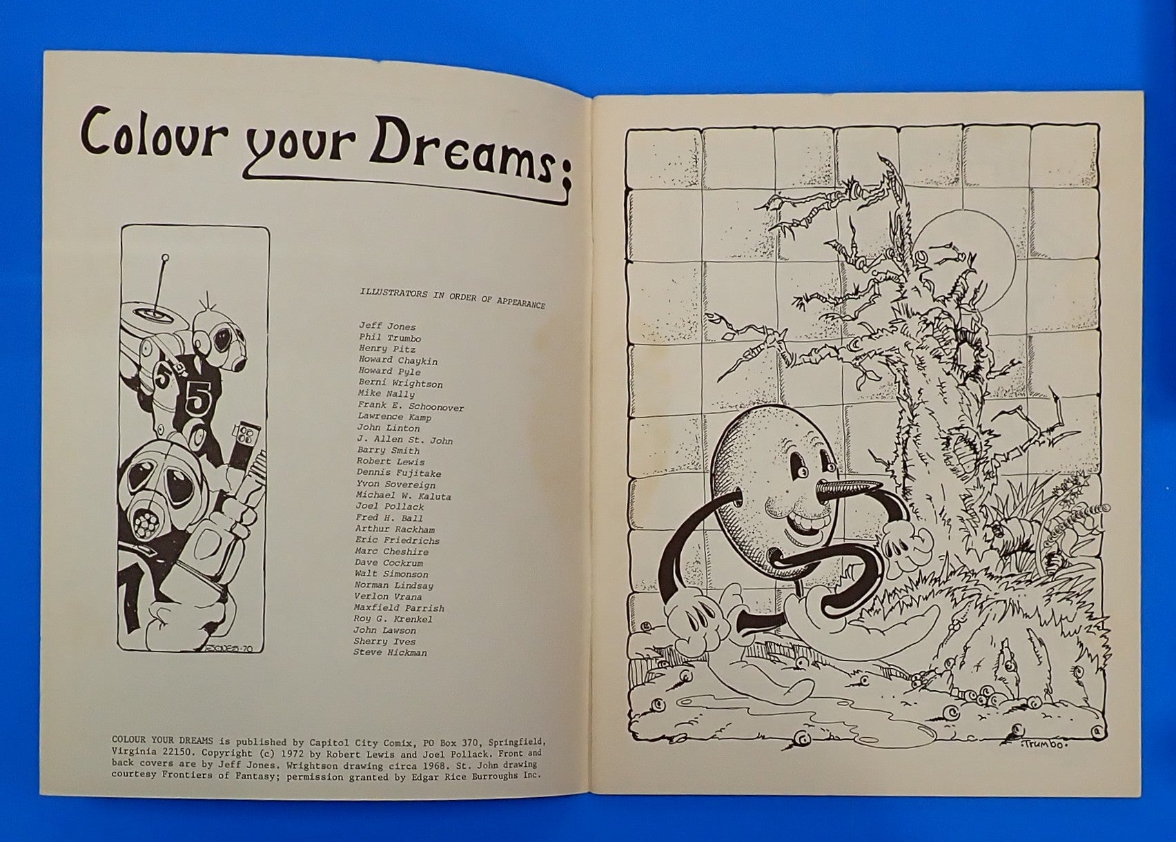 Colour Your Dreams (1972) - Illustrator Zine [Pre-Owned]
