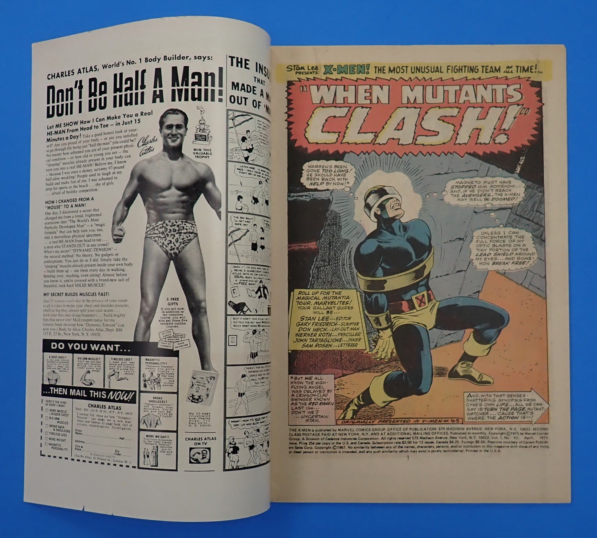 X-Men #93 (1975) - VG/FN (5.0-5.5) - Reprints Issue #45