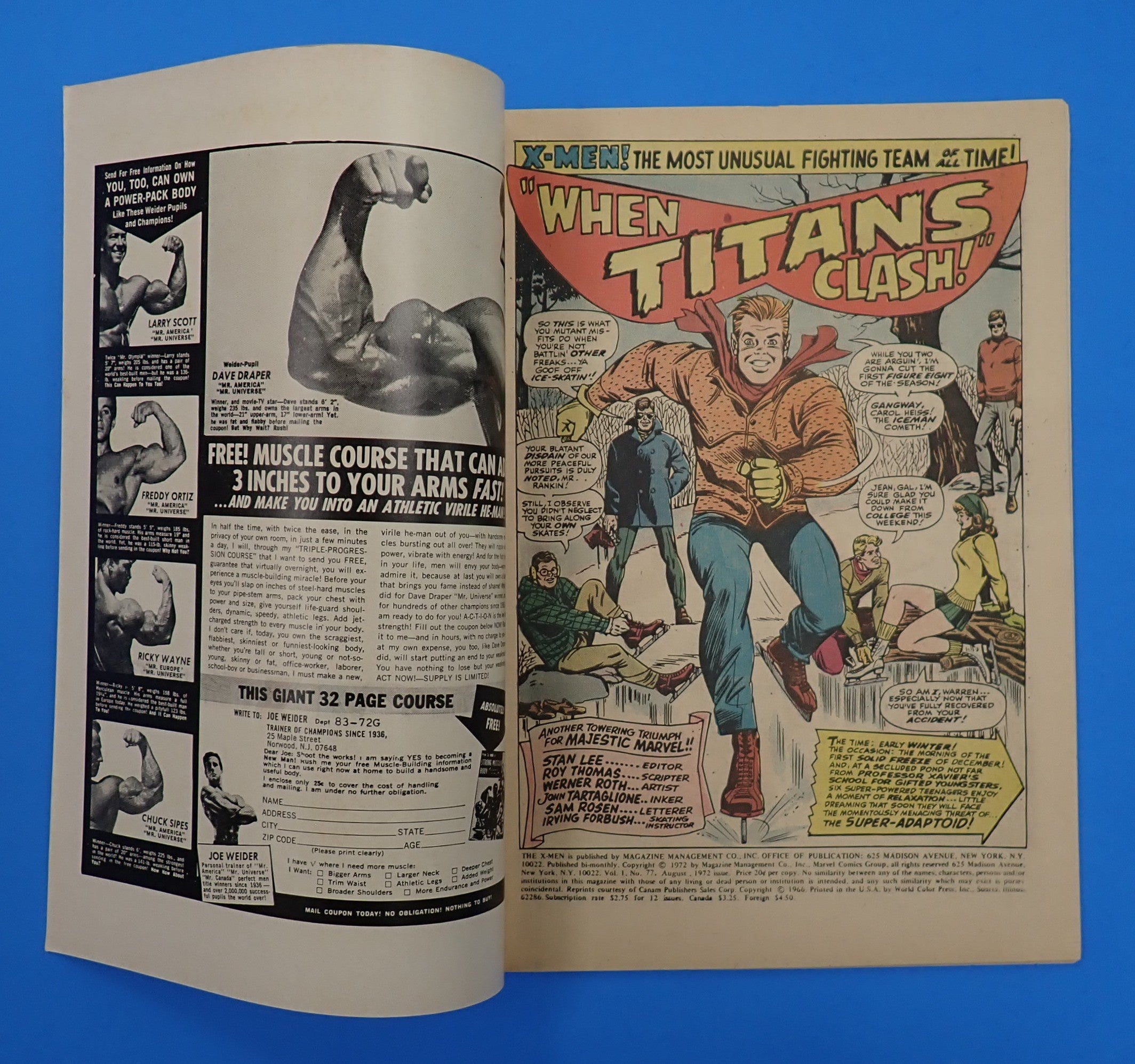X-Men #77 (1972) - FN/VF- (7.0-7.5) - Reprints X-Men #29