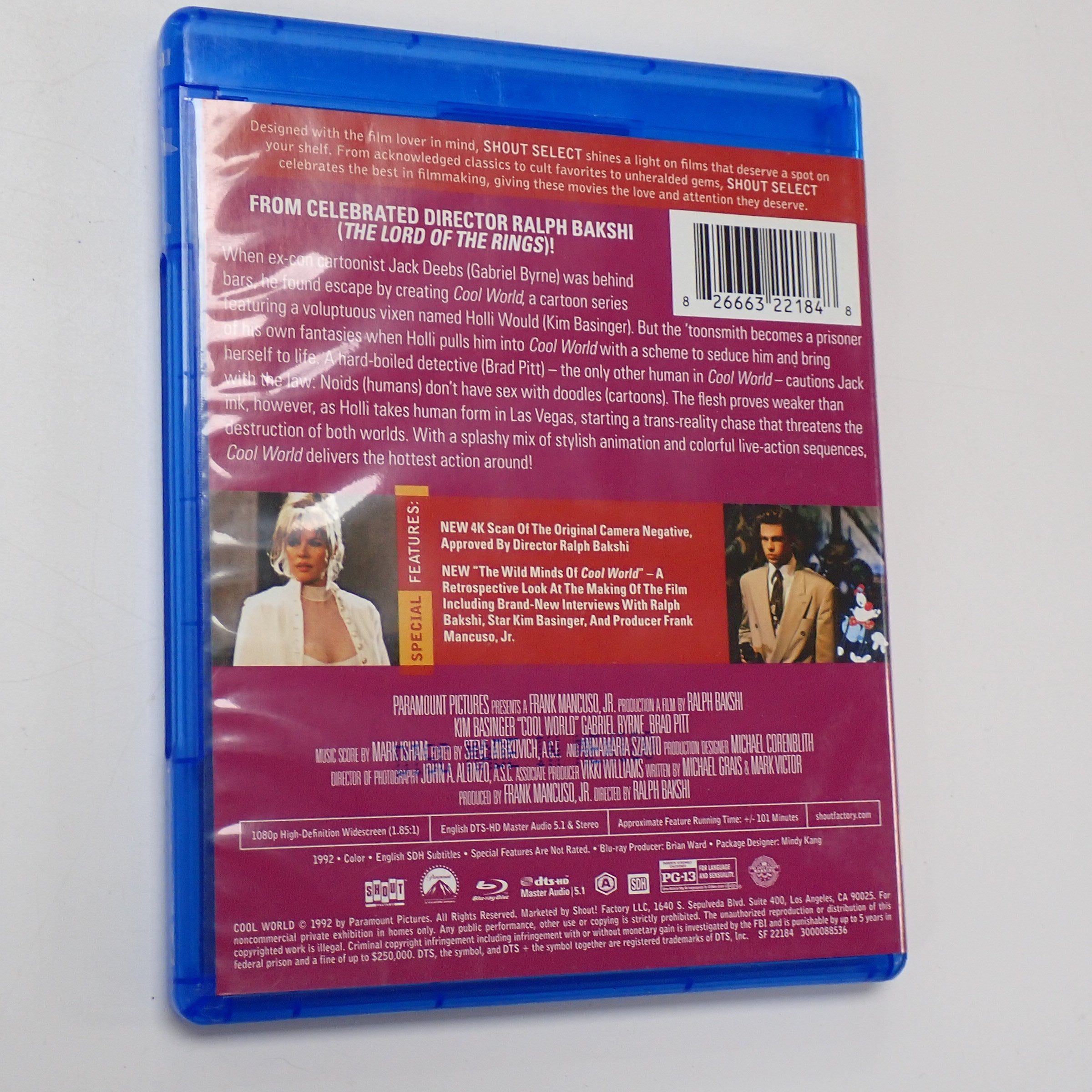 Cool World - Blu-Ray [Pre-Owned]