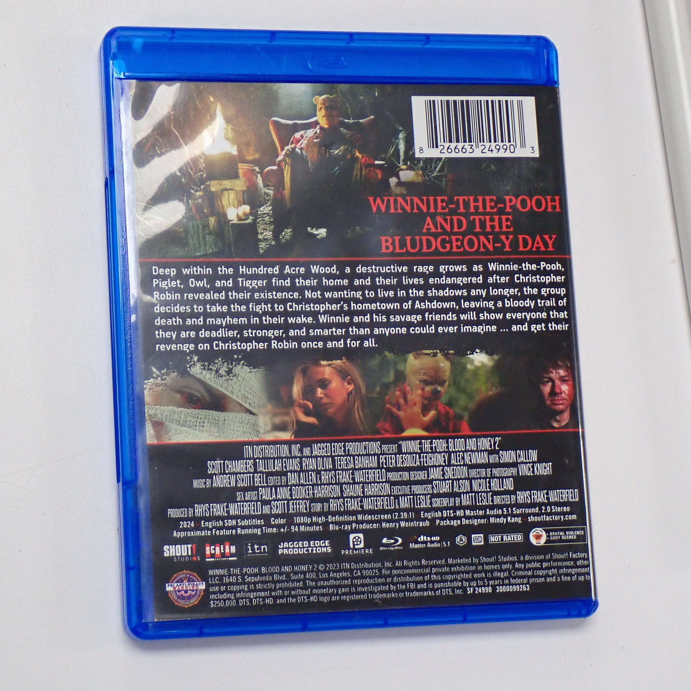 Winnie the Pooh: Blood and Honey 2 - Blu-Ray [Pre-Owned]