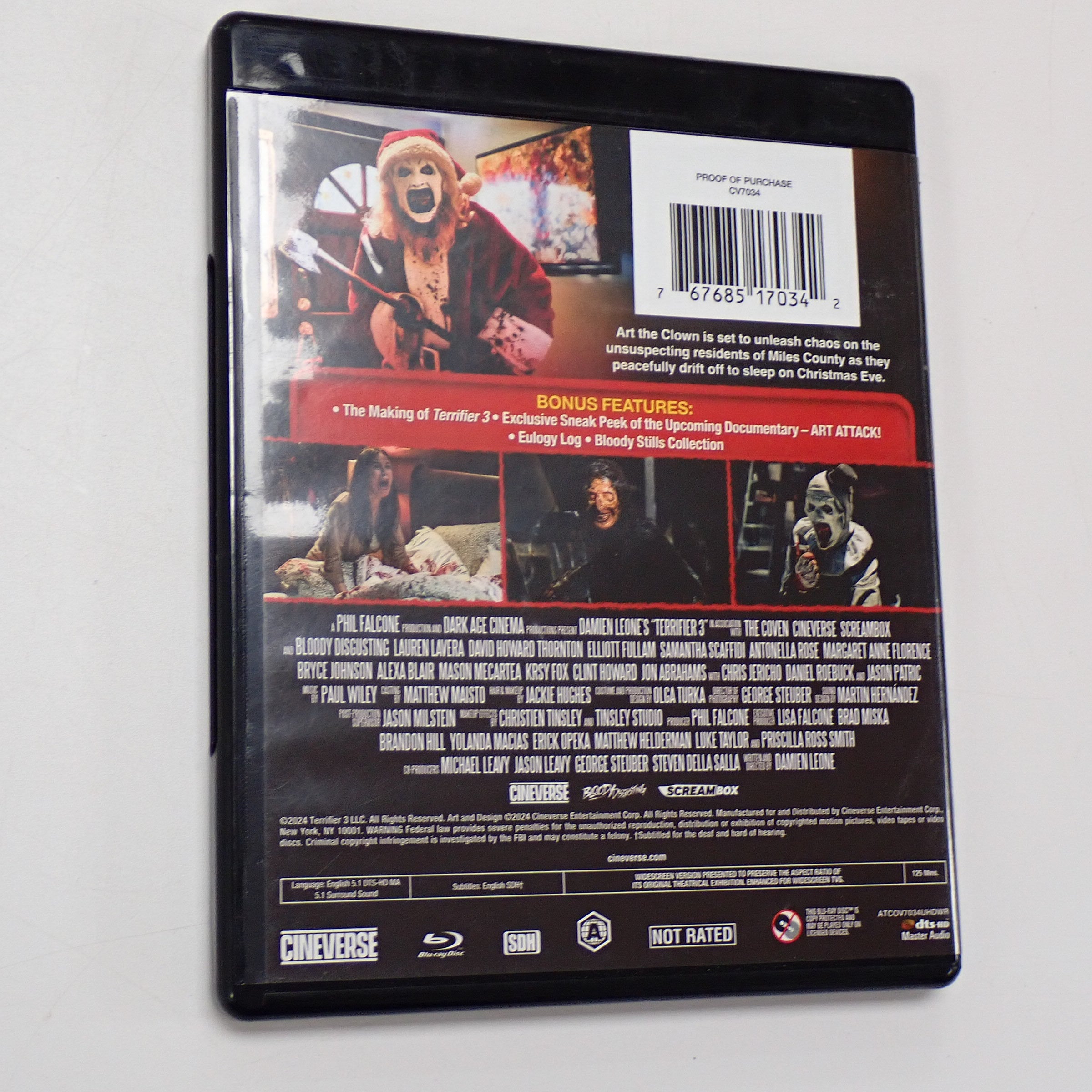 Terrifier 3 - Blu-Ray [Pre-Owned]