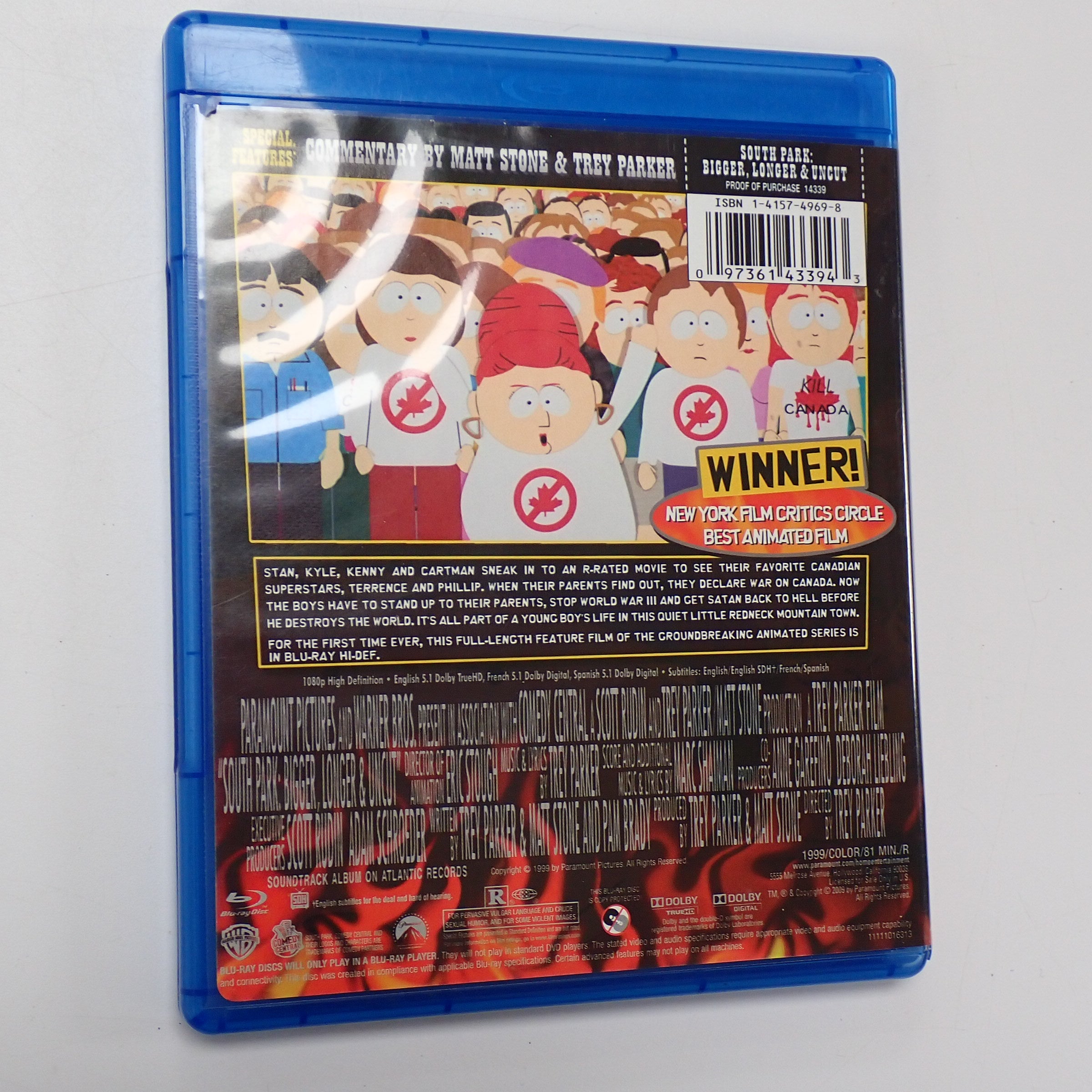 South Park: Bigger Longer & Uncut - Blu-Ray [Pre-Owned]