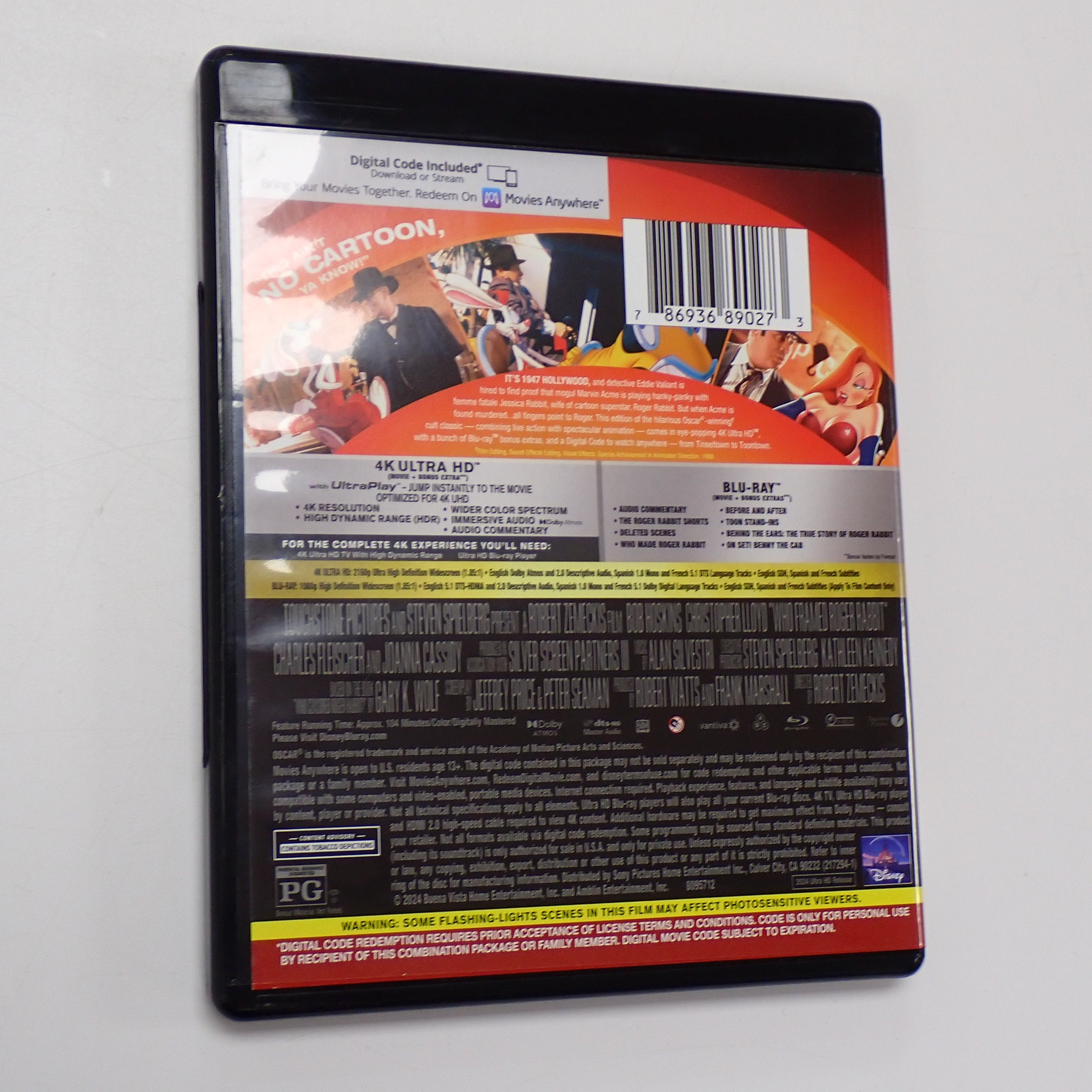Who Framed Roger Rabbit - Blu-Ray [Pre-Owned]