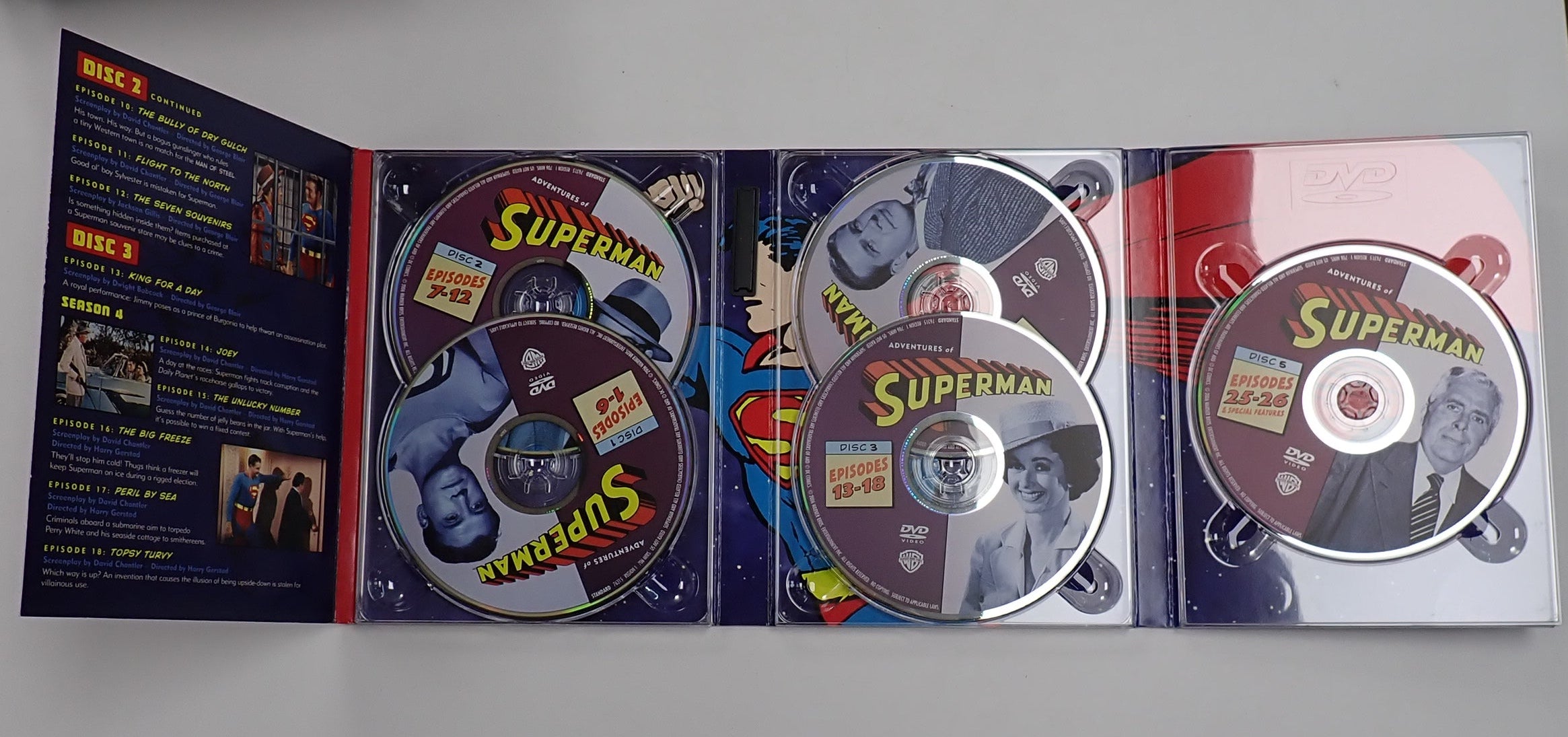 Adventures of Superman (Third & Fourth Seasons In Color) - DVD [Pre-Owned]