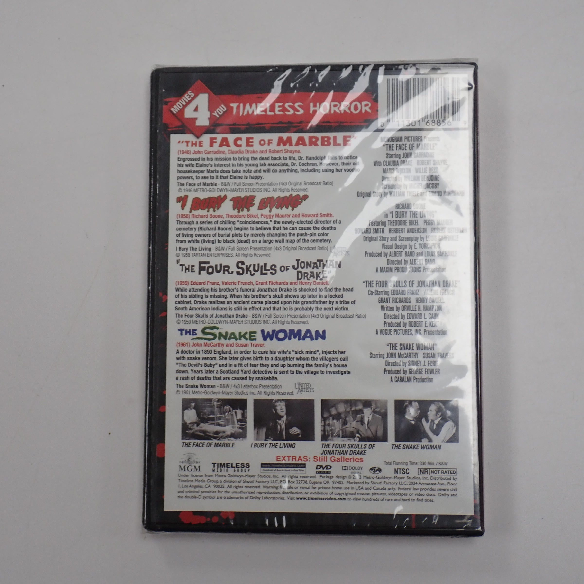 Timeless Horror (Movies 4 You) - DVD [Pre-Owned]