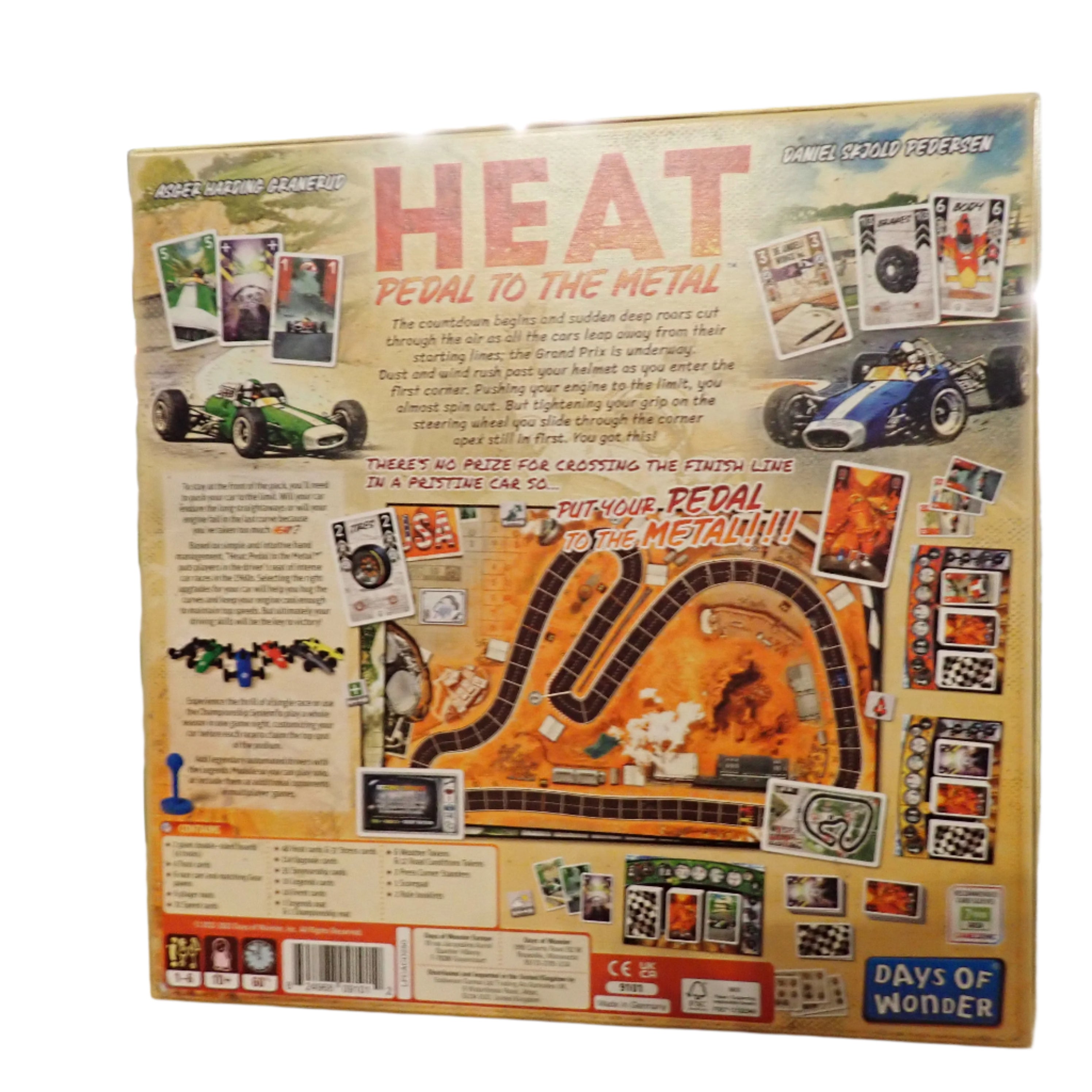 Heat: Pedal To The Metal Board Game (USED)