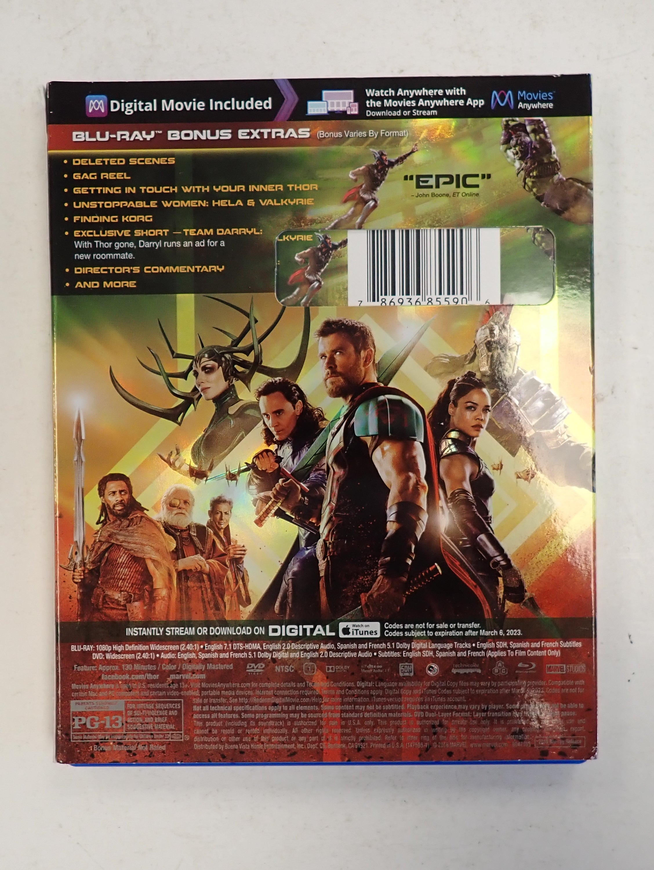 Thor Ragnarok - Blu-ray