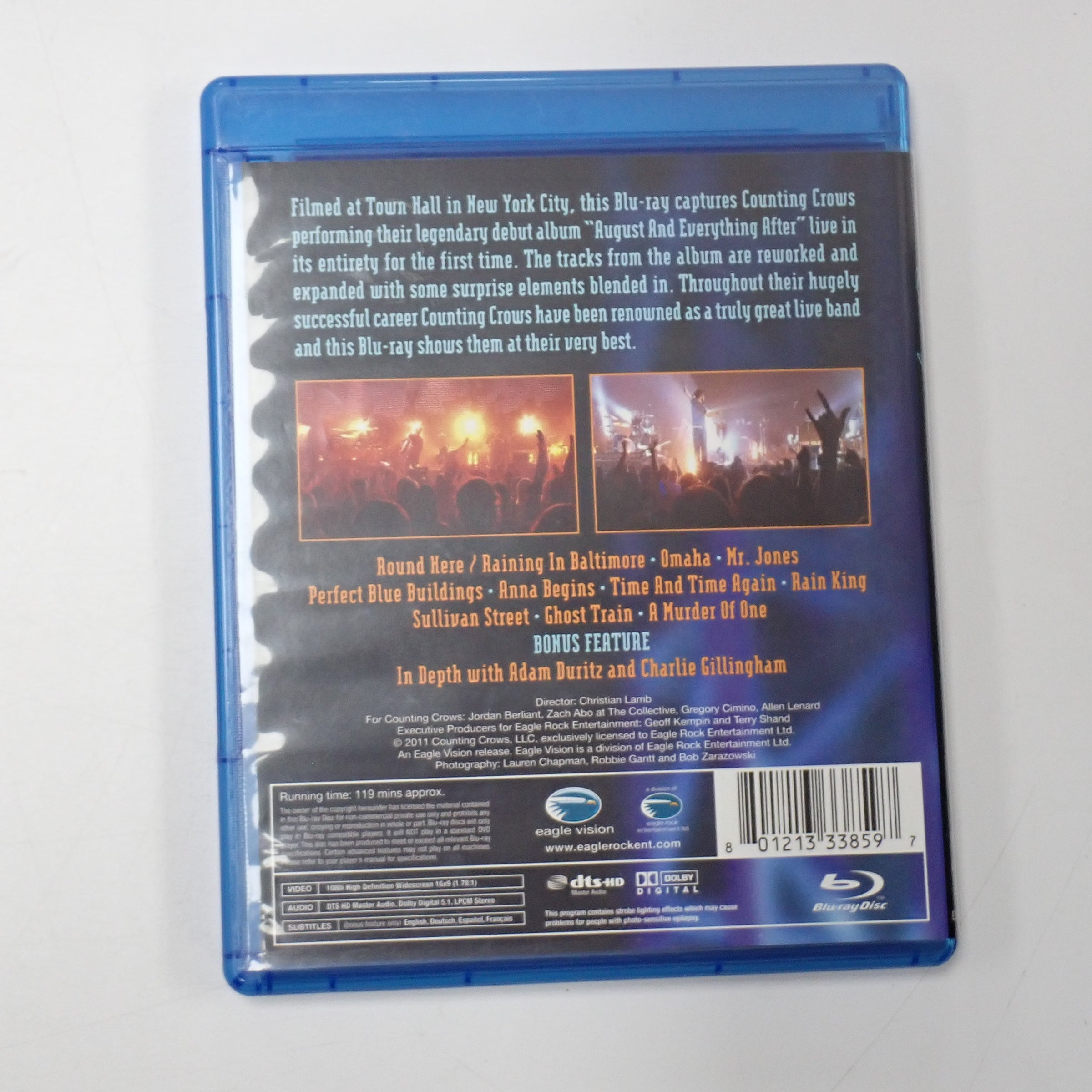 Counting Crows - August and Everything After (Live) - Blu-Ray [Pre-Owned]
