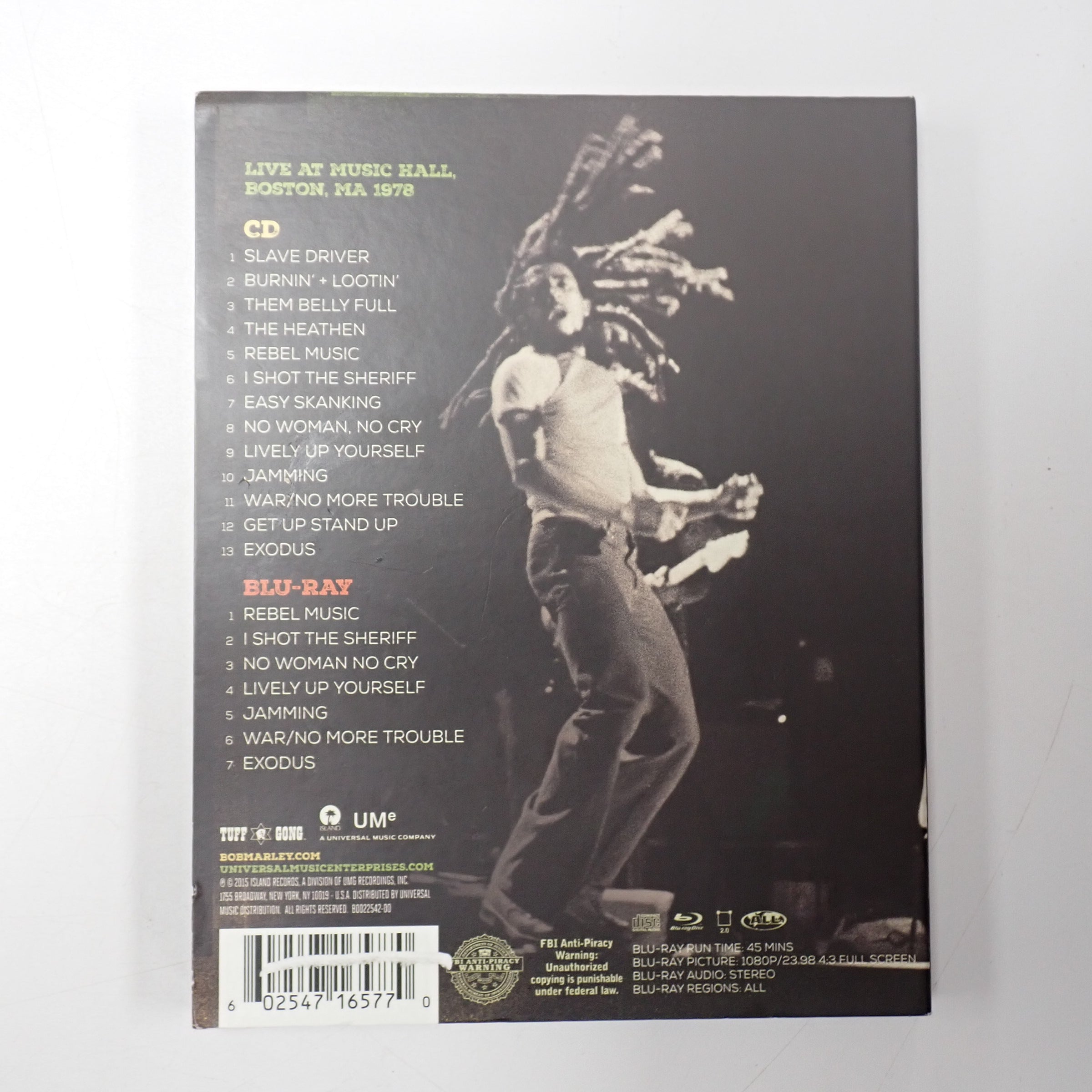 Bob Marley & The Wailers - Easy Skanking In Boston '78 (Live) - Blu-Ray [Pre-Owned]