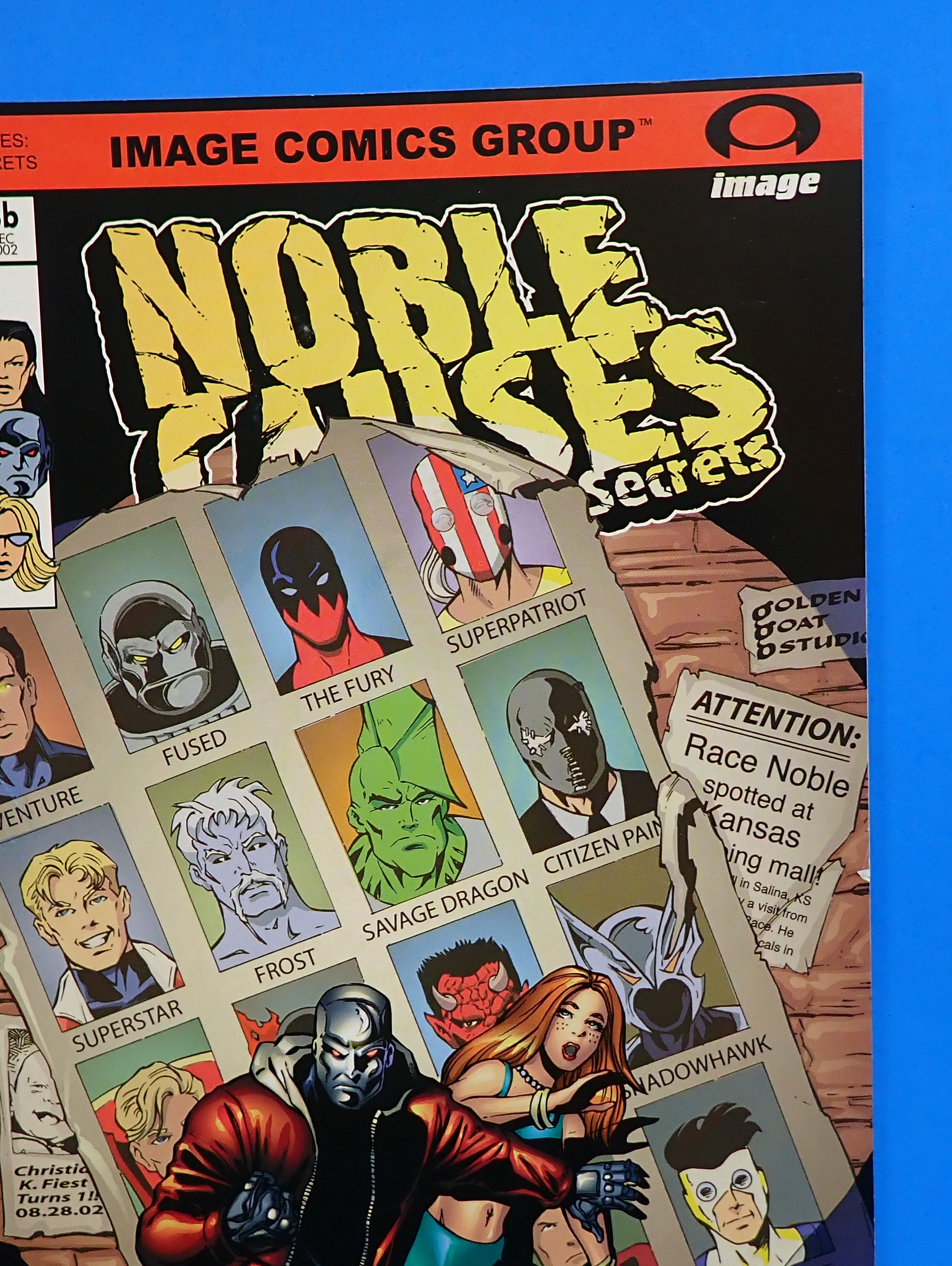 Noble Causes: Family Secrets #3 (2002) - VF/NM (9.0+) - 1st Cameo/Cover App. of Invincible