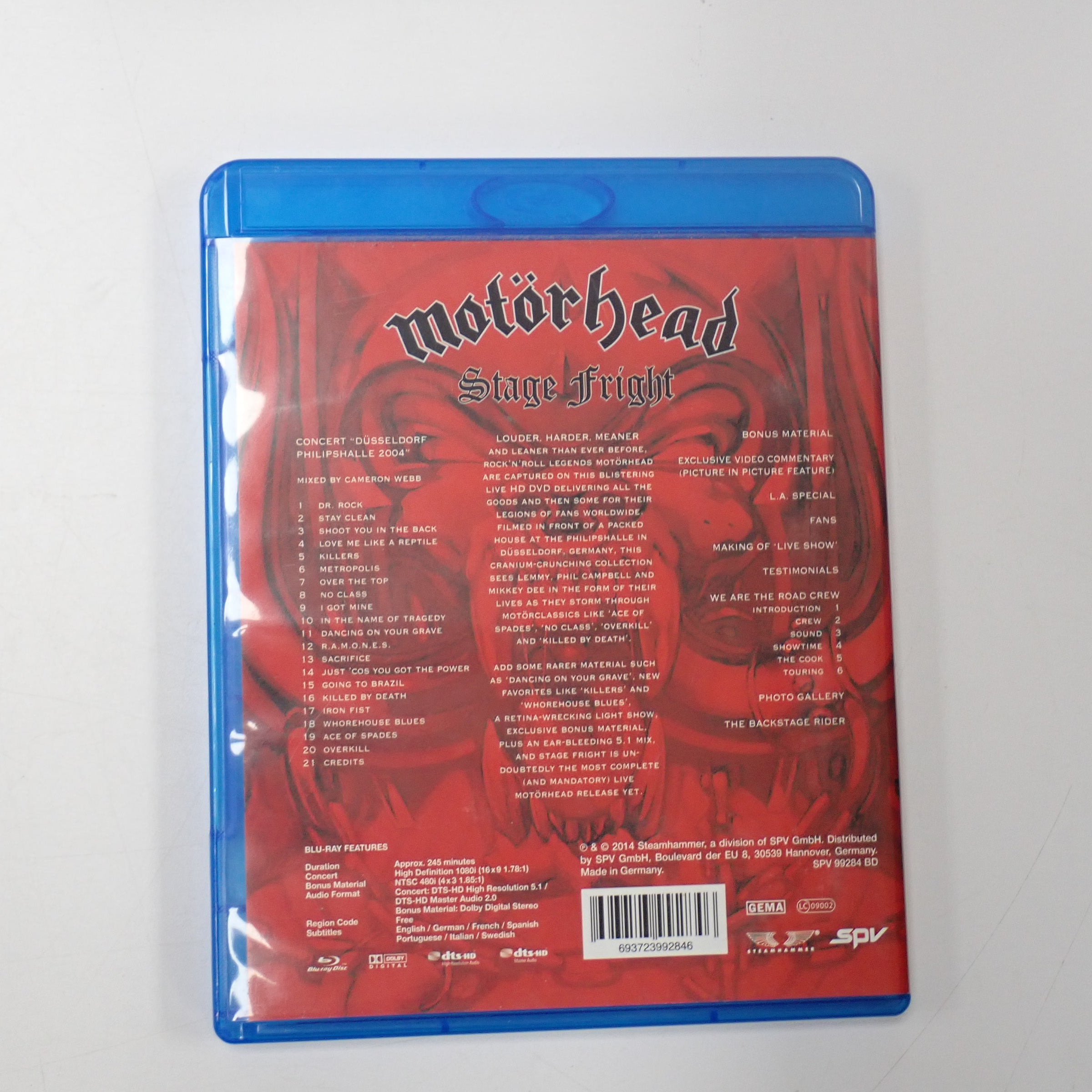 Motorhead - Stage Fright (Live) - Blu-Ray [Pre-Owned]